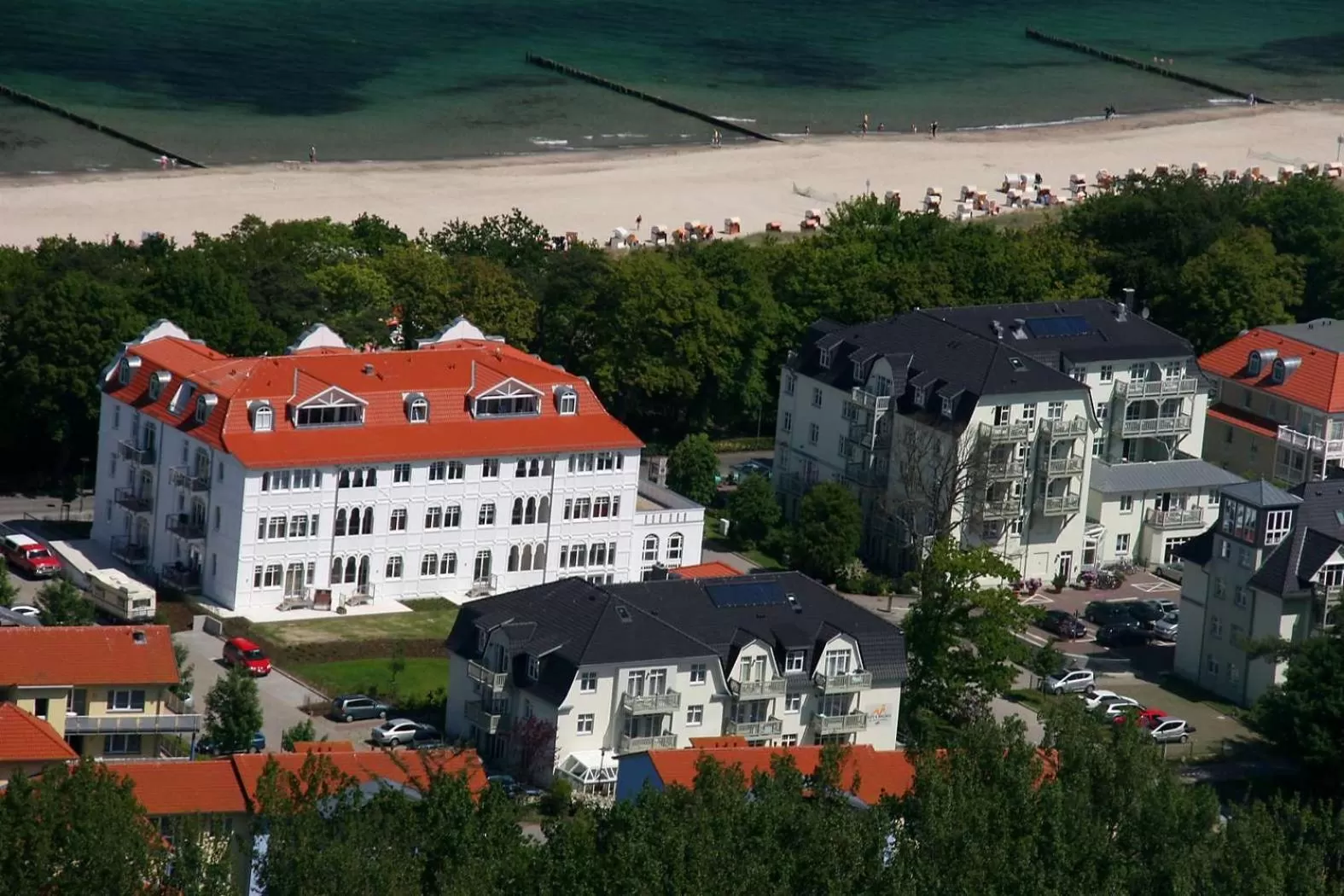 Bird's eye view in Am Weststrand Aparthotel Kühlungsborn