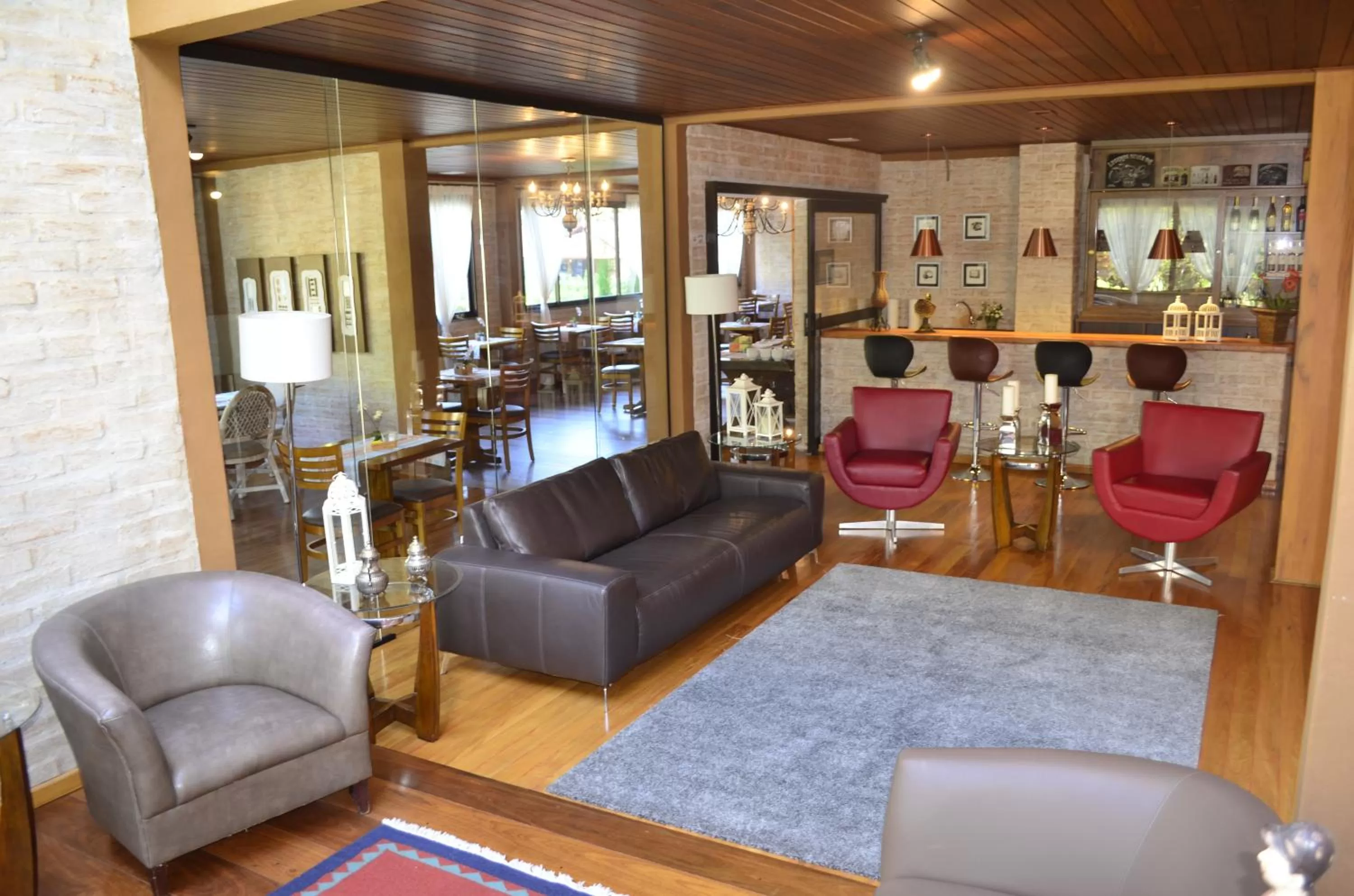 Living room in Pousada Toca Da Coruja