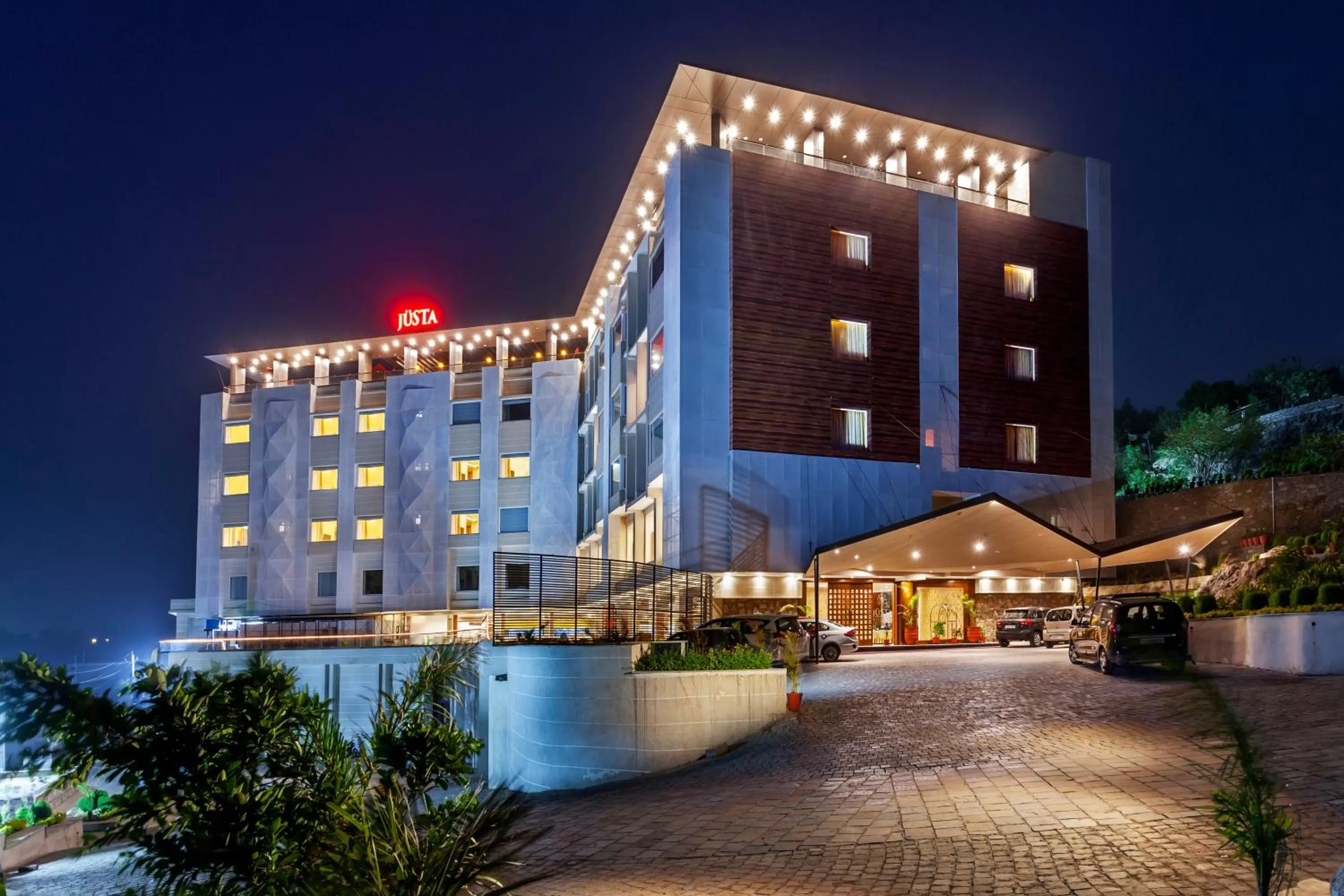 Facade/entrance in jüSTa Sajjangarh Resort & Spa, Udaipur