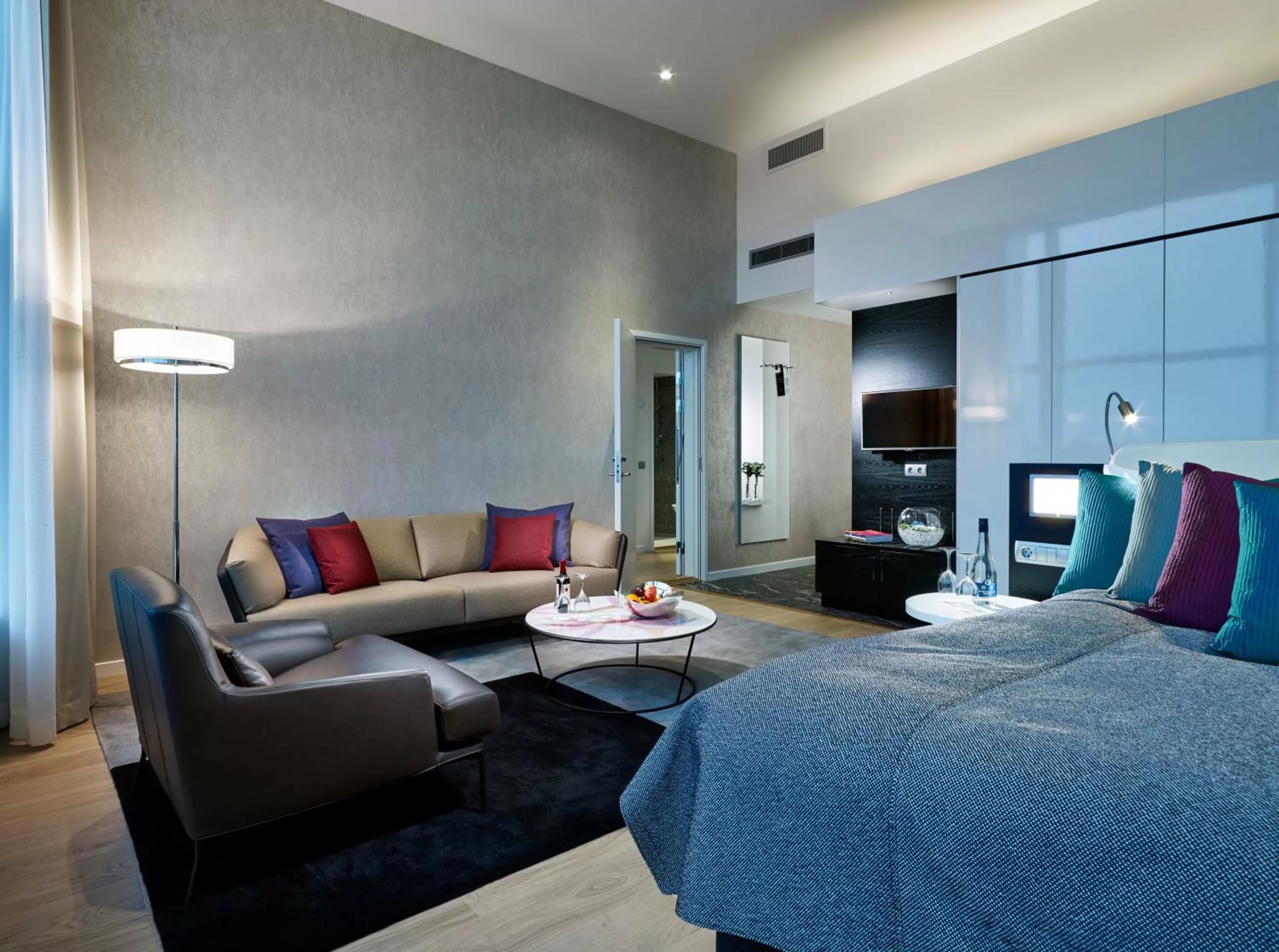 Bed, Seating Area in Upper House