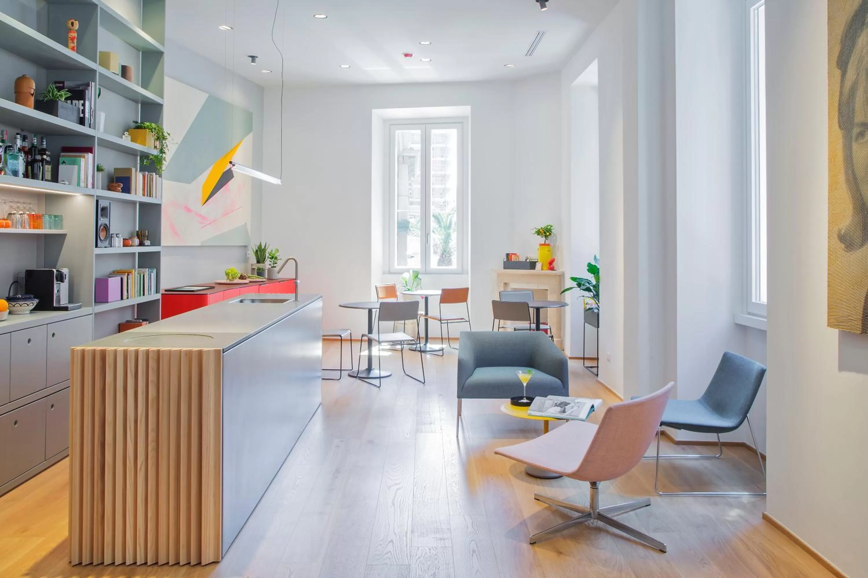 Lounge or bar in The Radical Hotel Roma