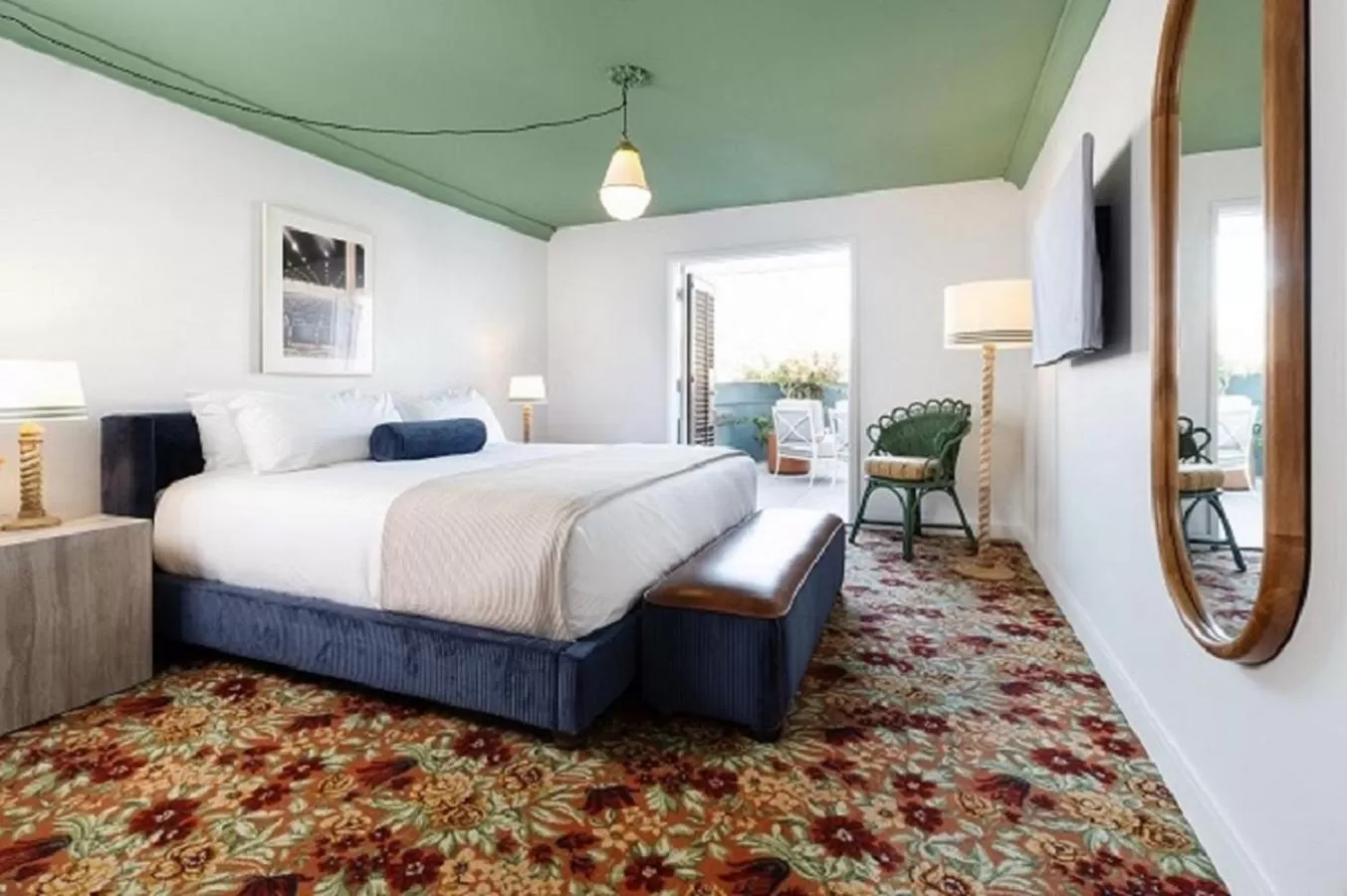 Bedroom, Bed in Palihouse West Hollywood at Beverly Hills
