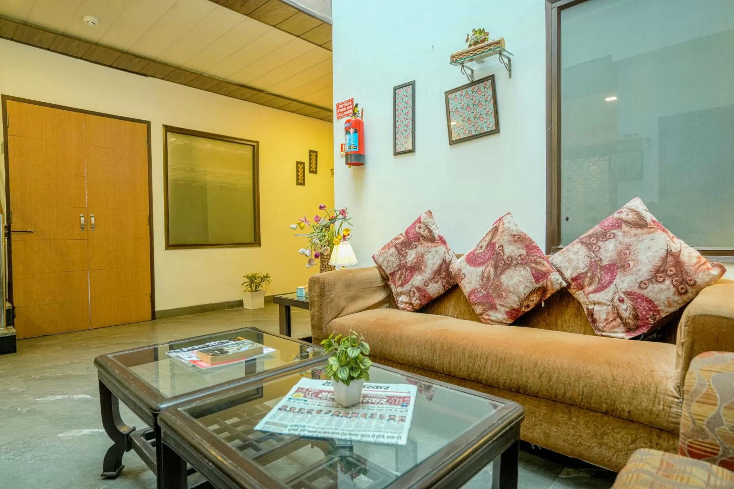 Seating area in Hotel Seven- Center of City Chandigarh