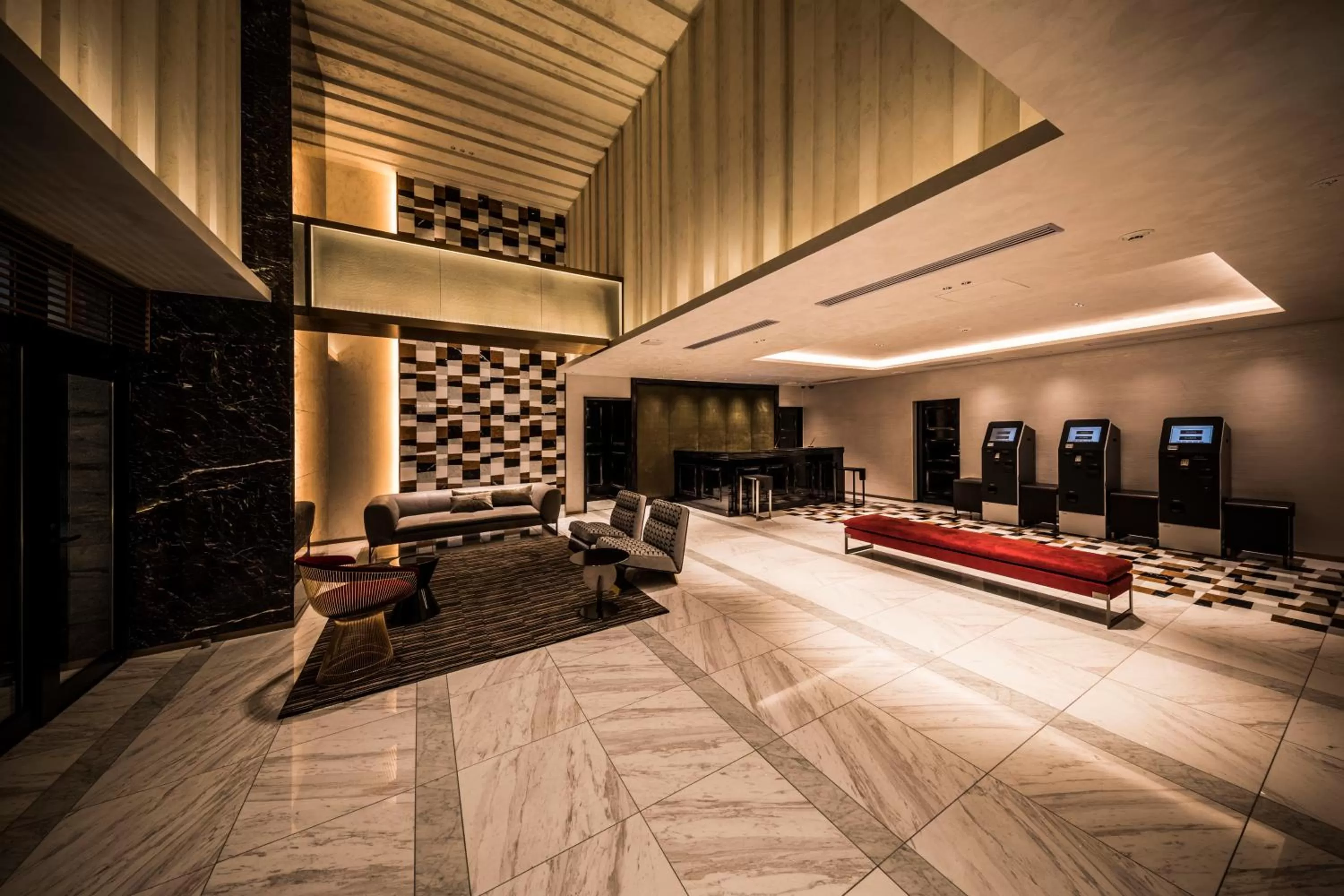 Lobby or reception in The Rise Osaka Kitashinchi