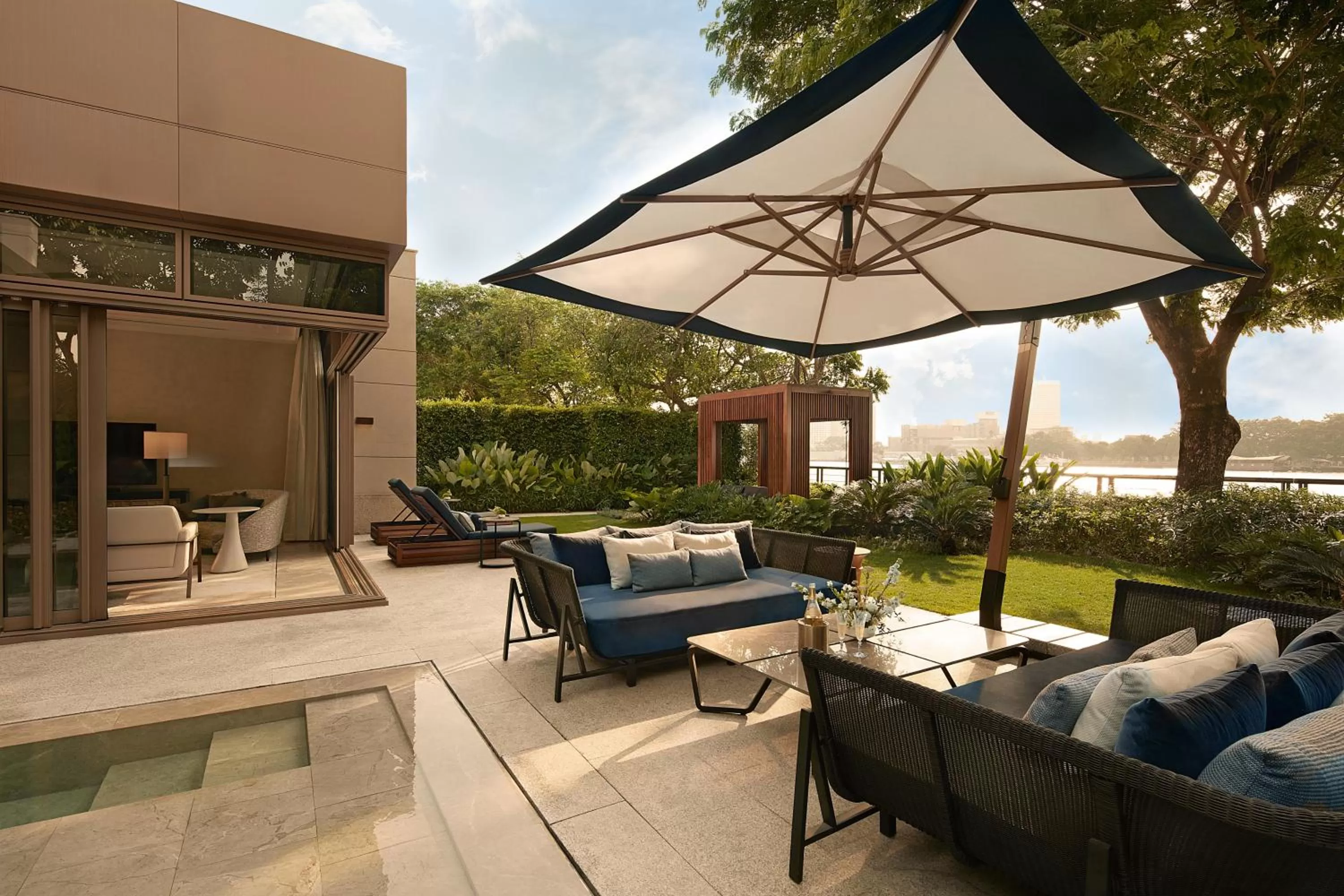 Garden in Capella Bangkok