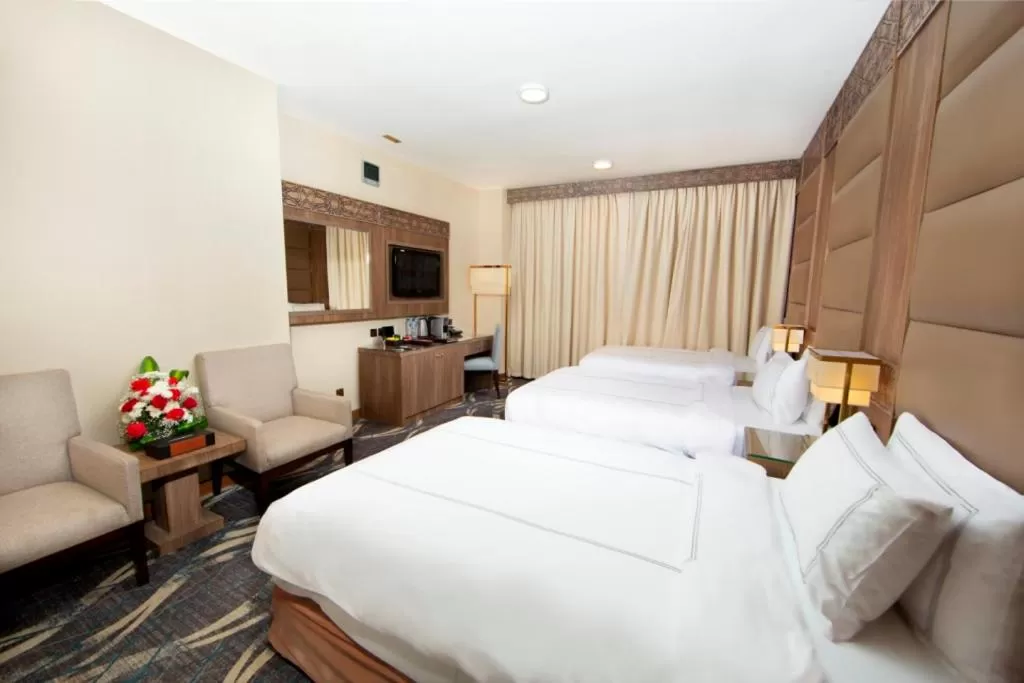 Bed in Dallah Taibah Hotel