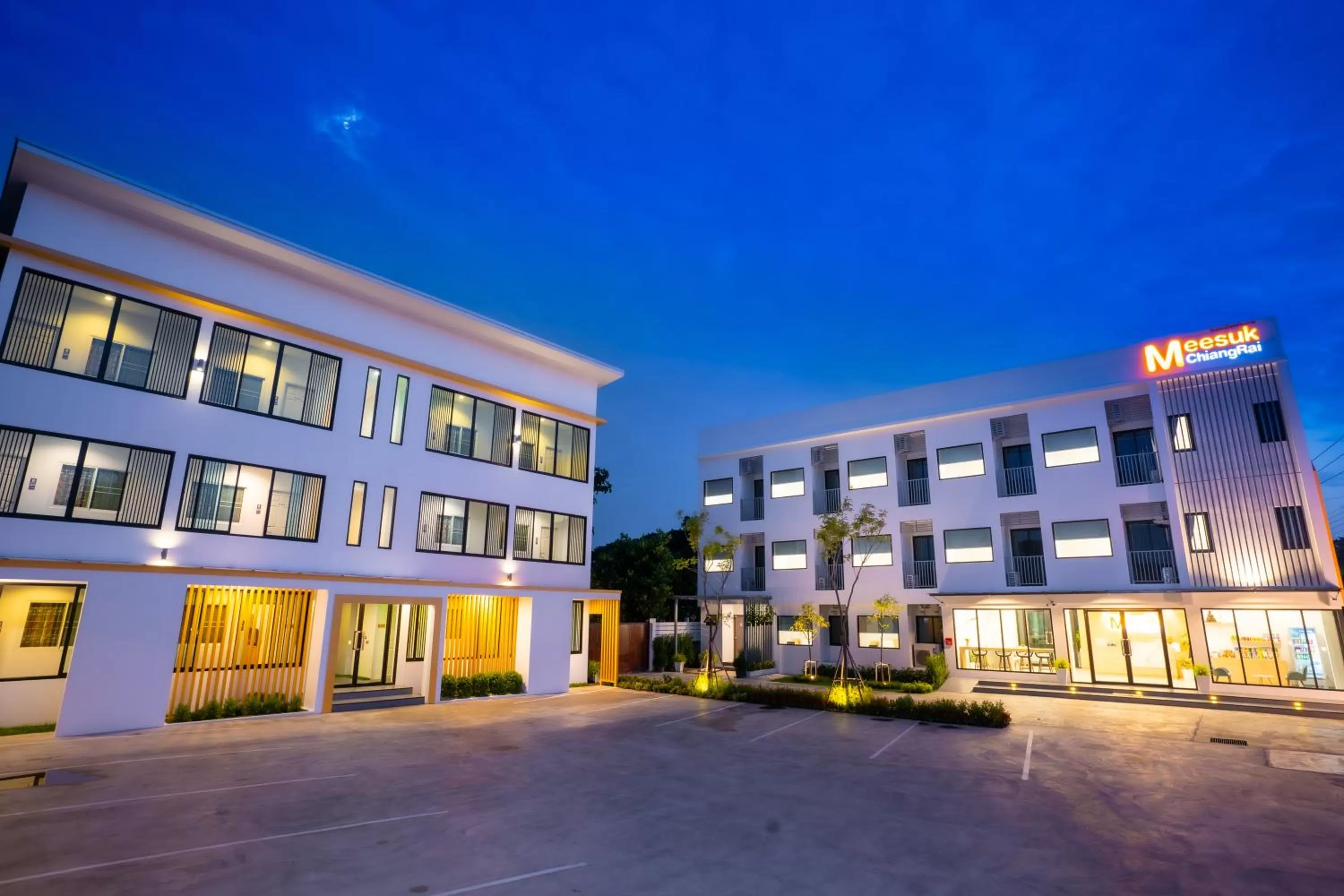Property building in Meesuk ChiangRai Hotel, SHA Certified