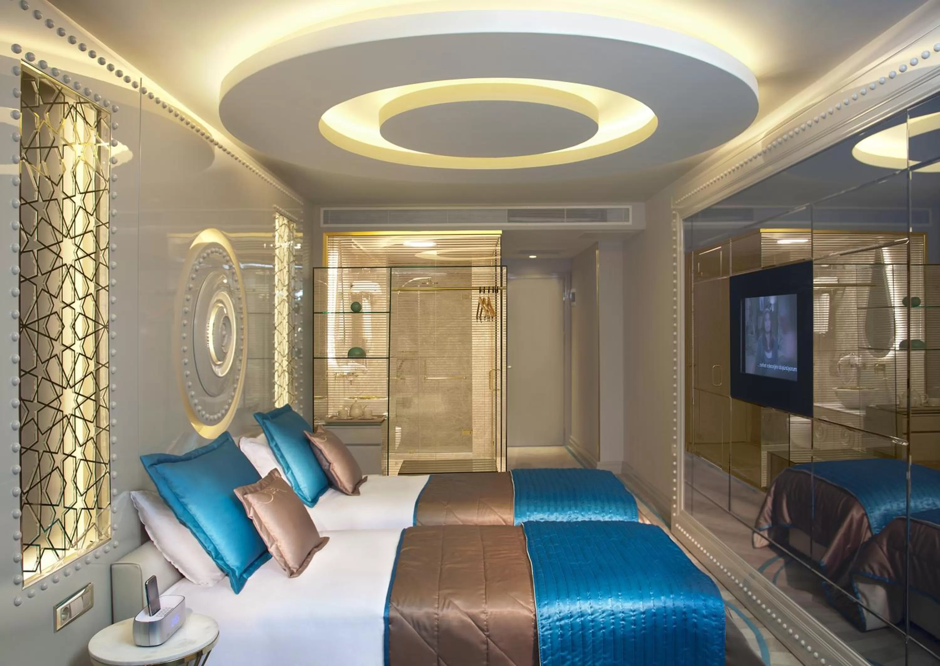 Bed in Sura Design Hotel & Suites