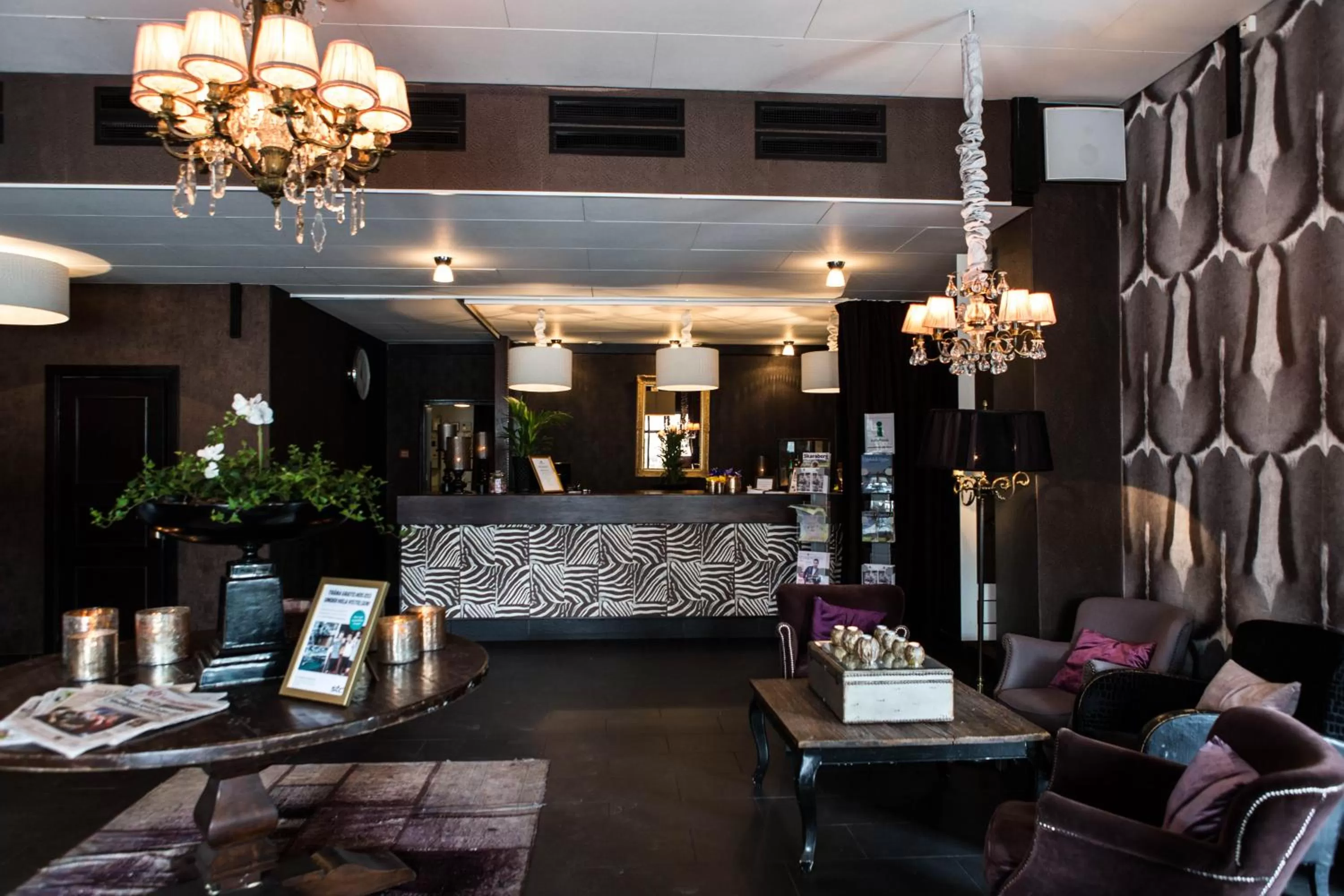 Lobby or reception in Stadshotellet Lidköping