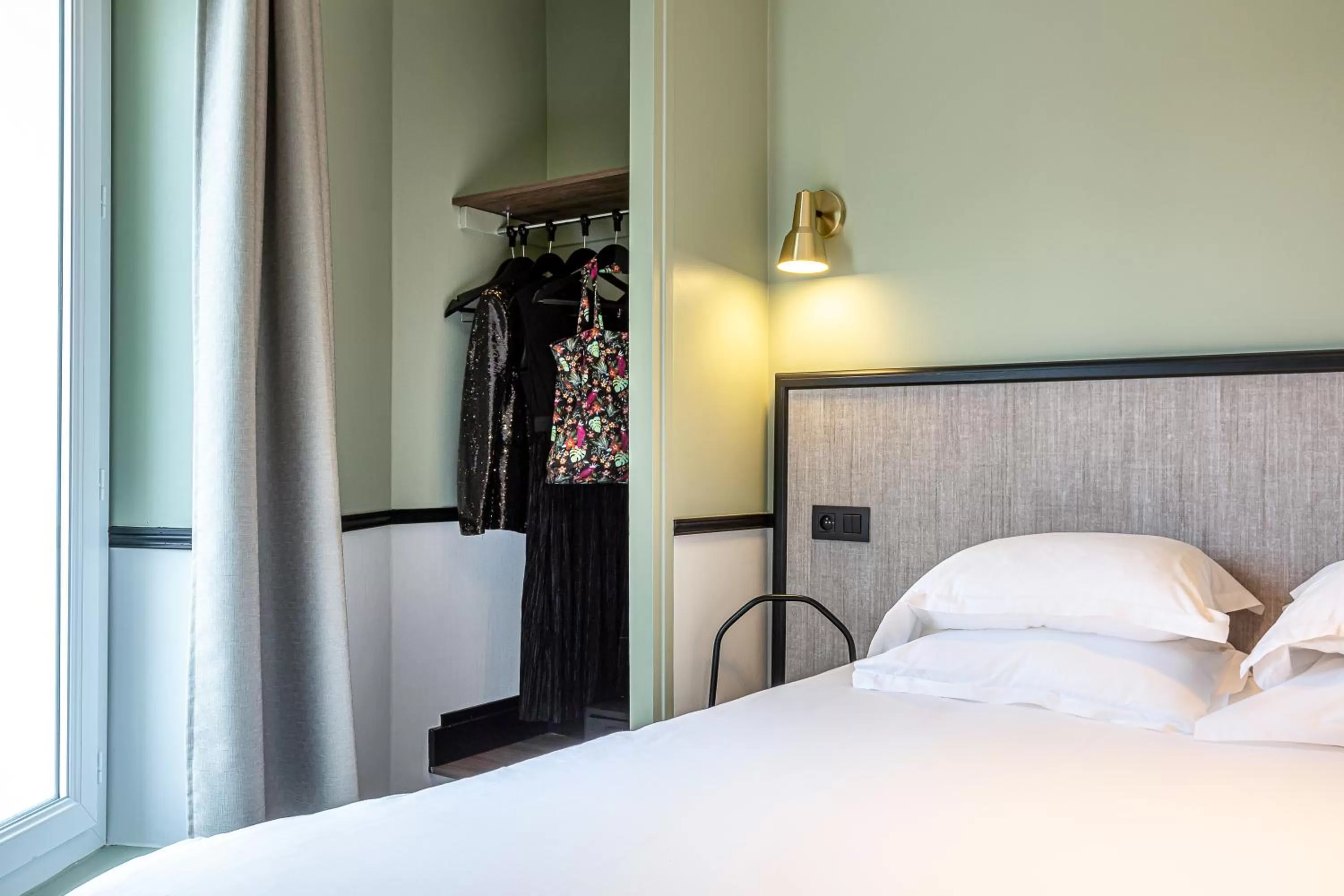 Bed in Hotel de l'Aqueduc