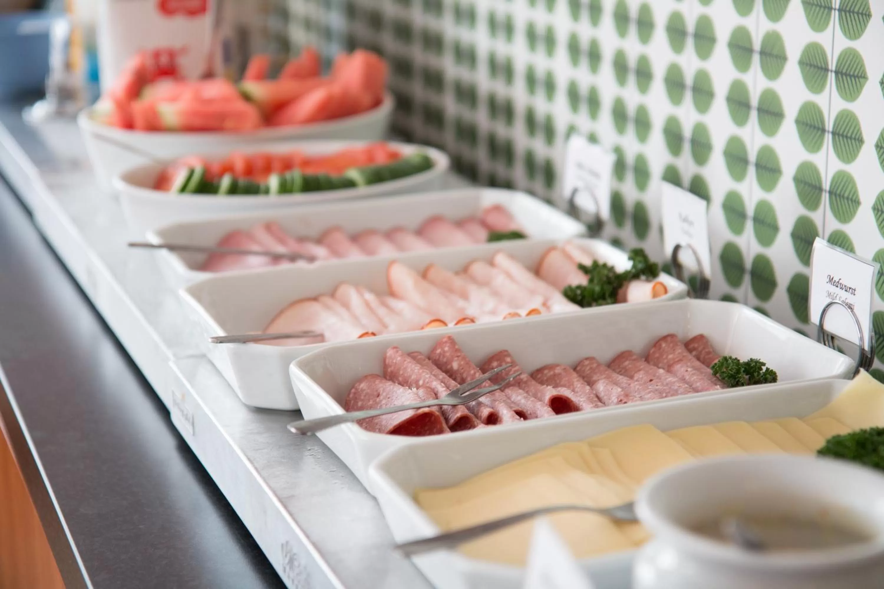 Food close-up in Hotell Aston