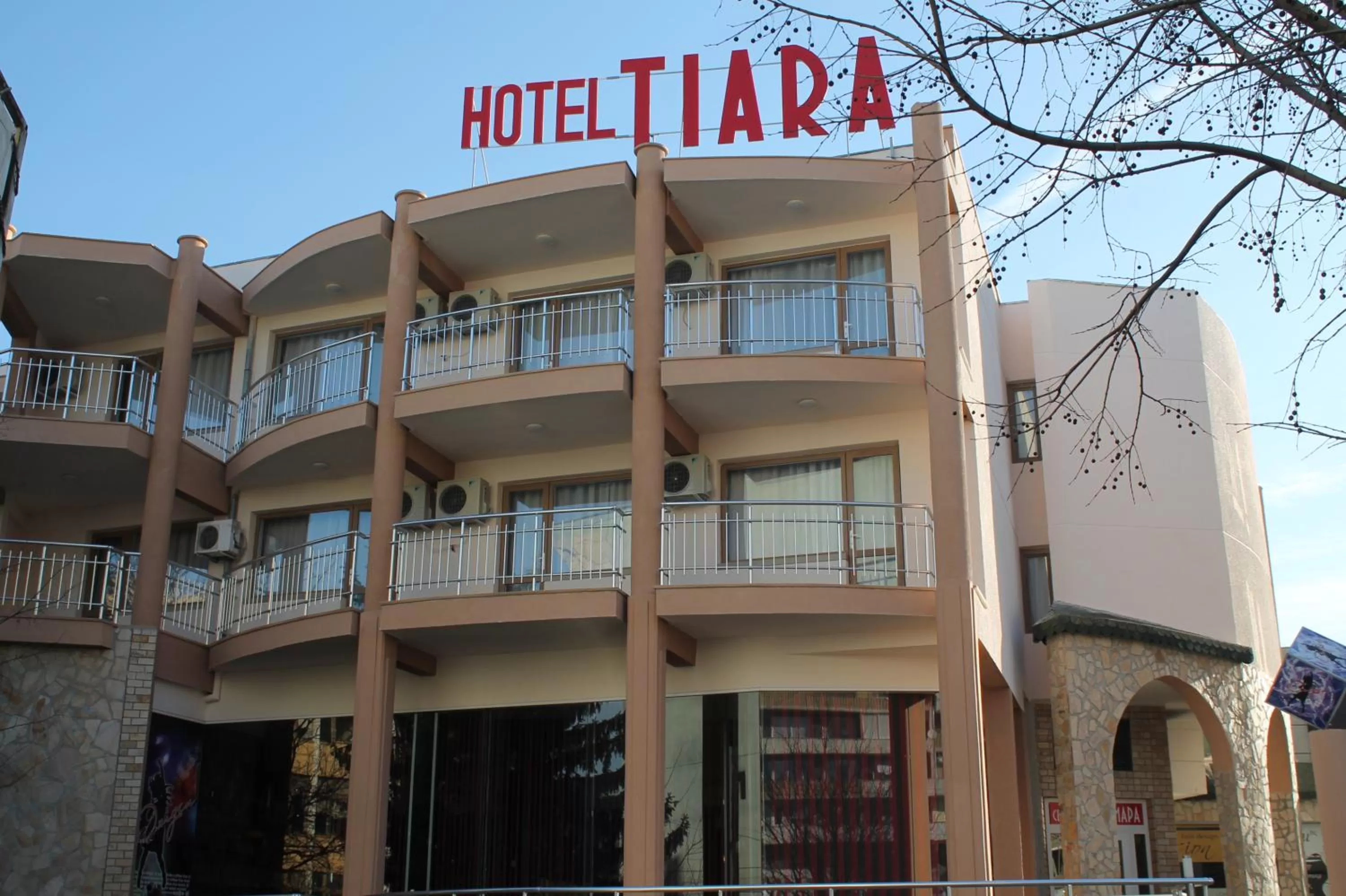 Facade/entrance in Tiara Hotel