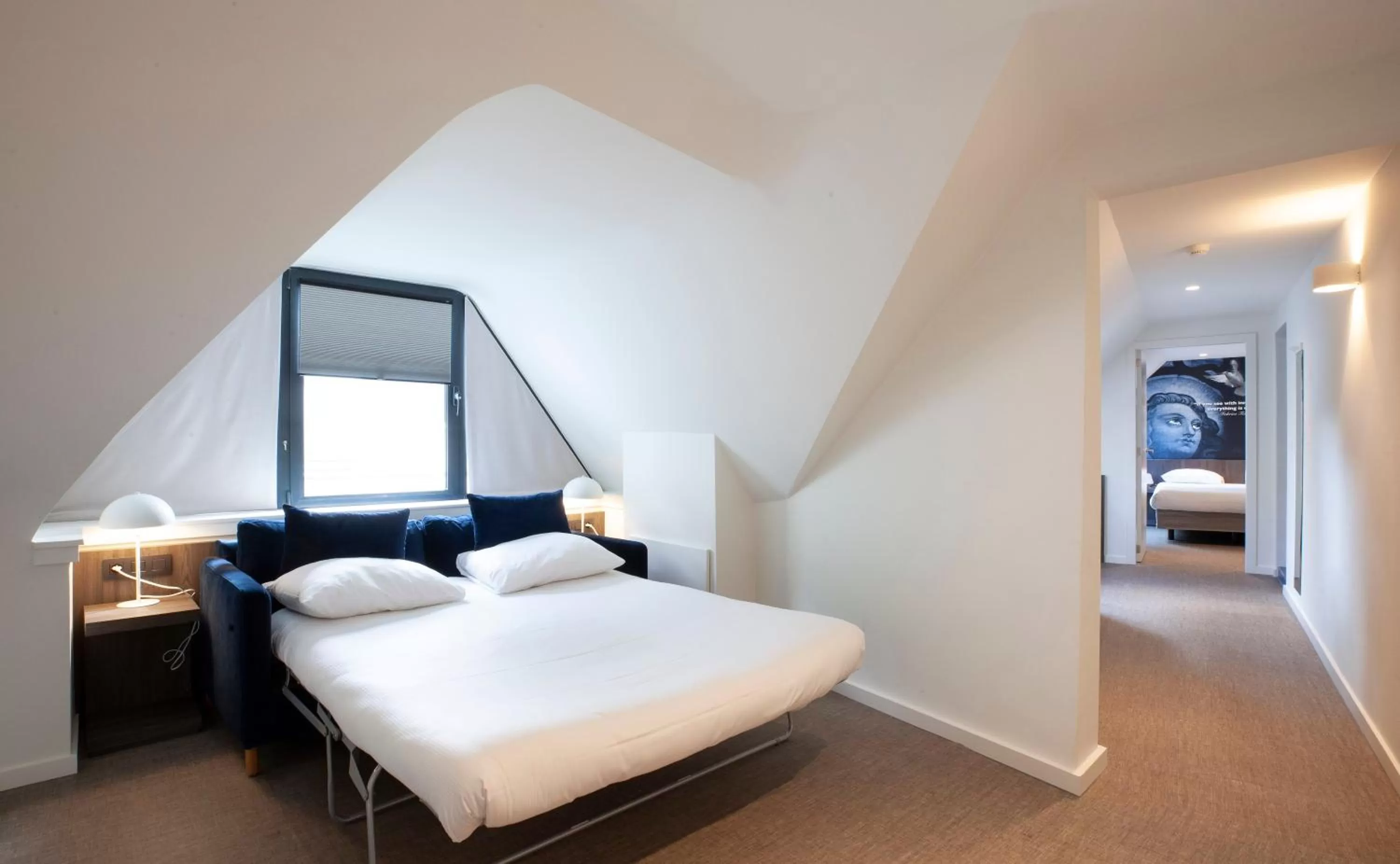 Bed in Hotel The Shepherd