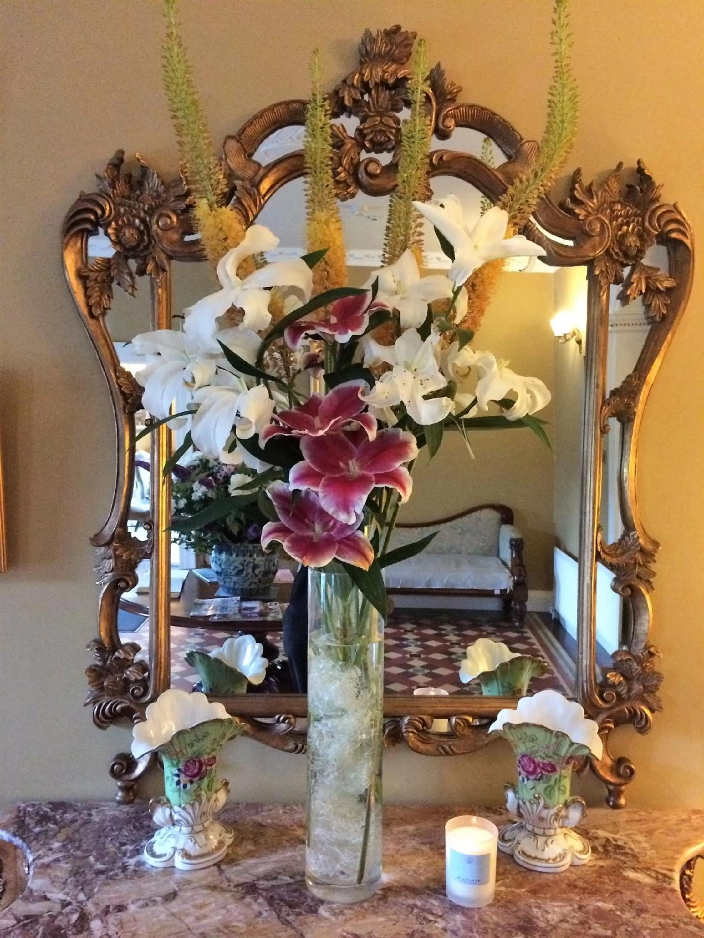 Decorative detail in Castle Grove Country House Hotel