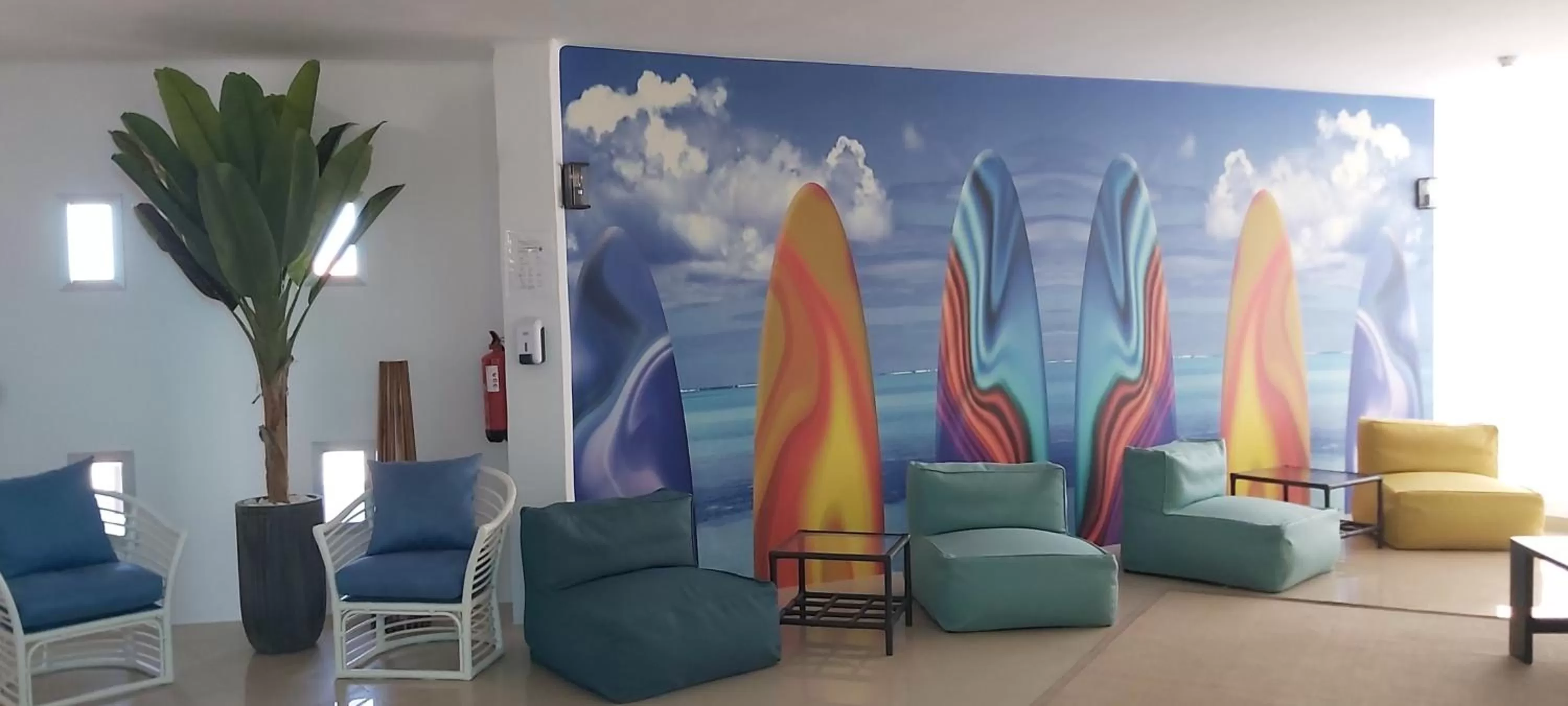 Seating area in Hotel Apartamento Foz Atlantida