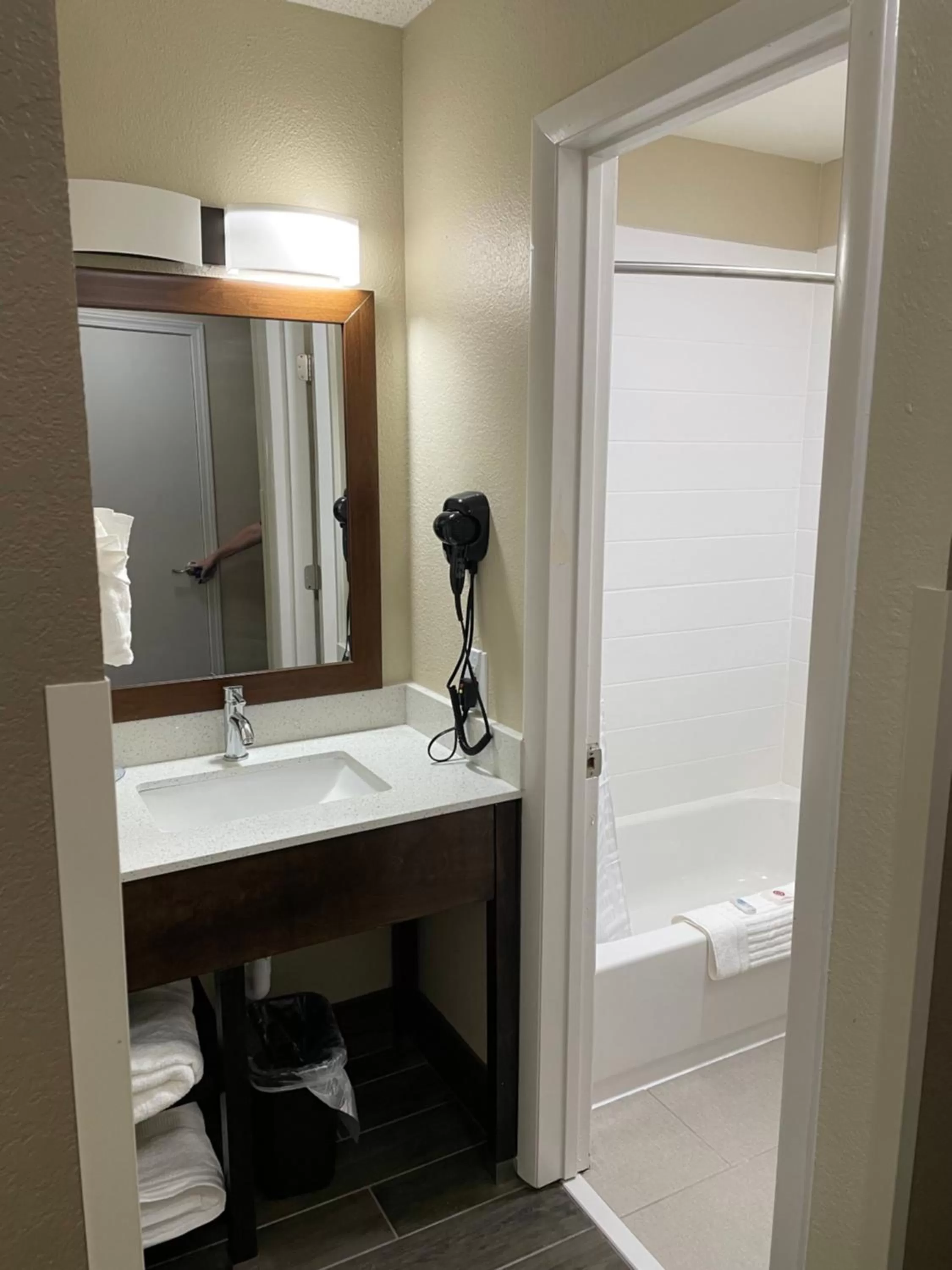 Bathroom in Quality Inn & Suites Spring Lake - Fayetteville near Fort Bragg