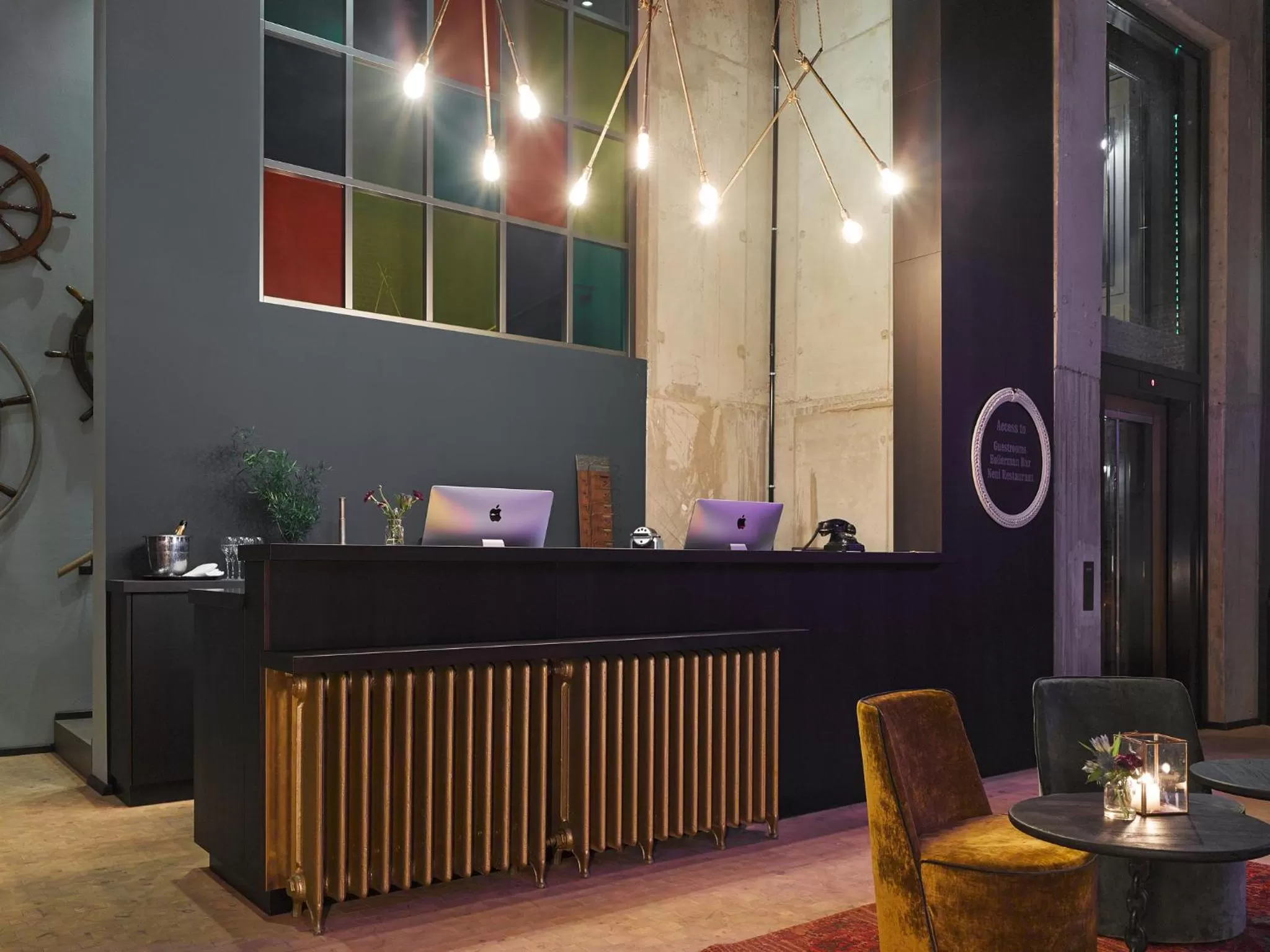 Lobby or reception in 25hours Hotel Altes Hafenamt