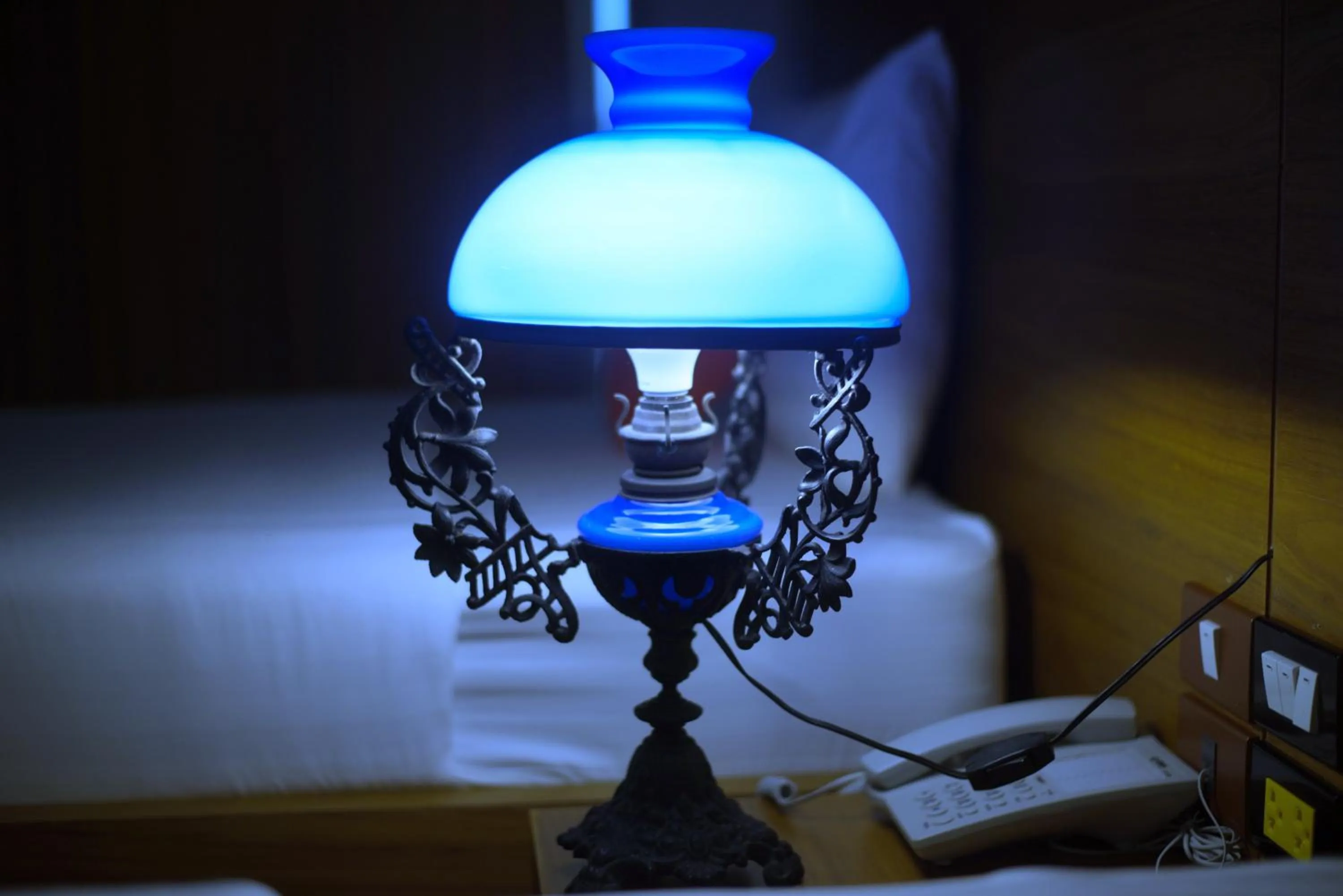 Bed in Jingjit Hotel