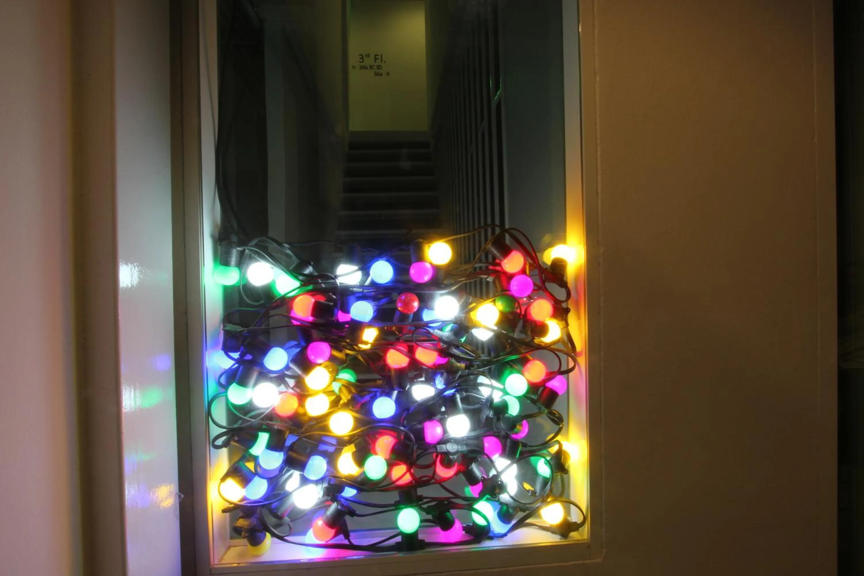 Decorative detail in Diff Hostel