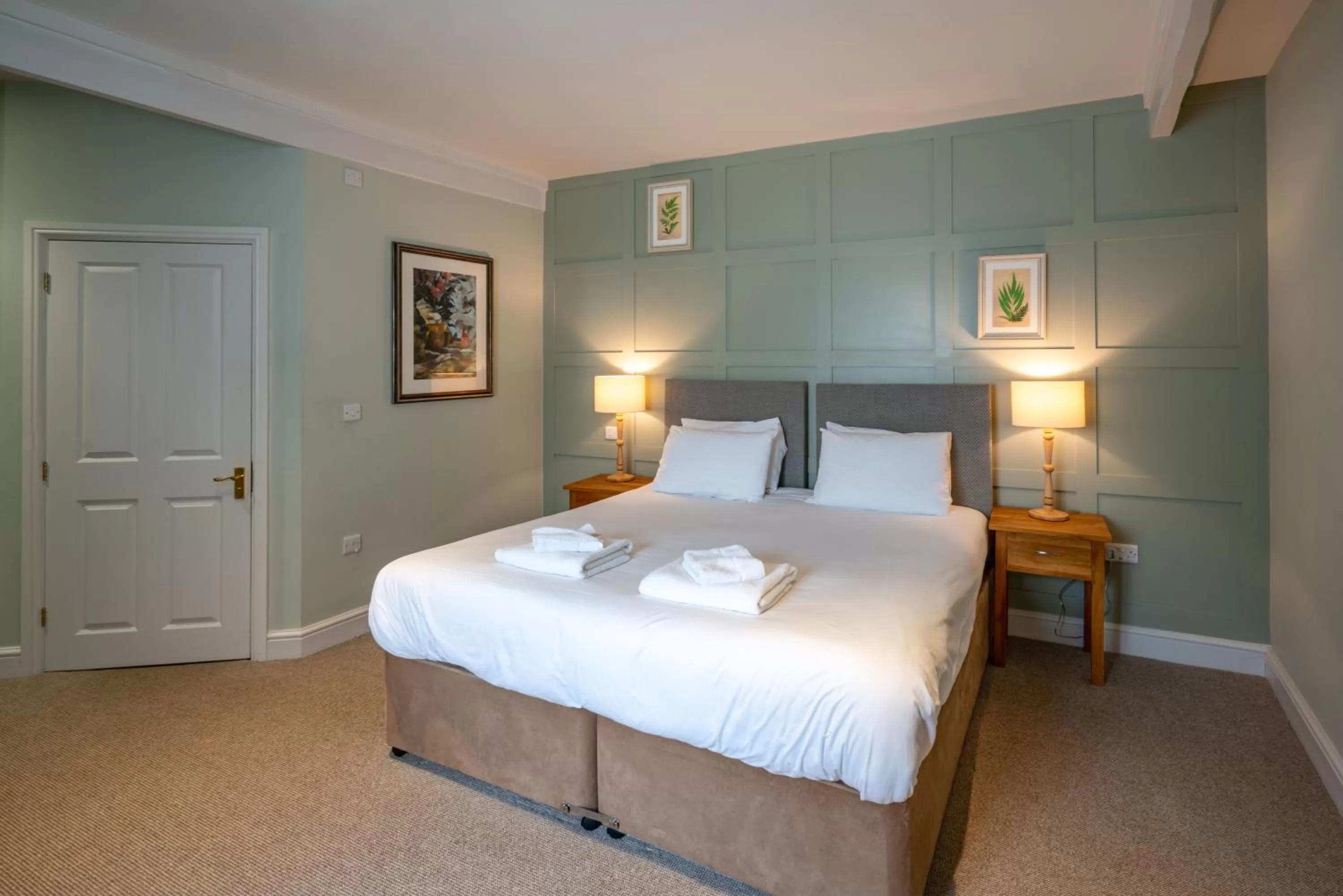 Bed in The Kings Arms Hotel