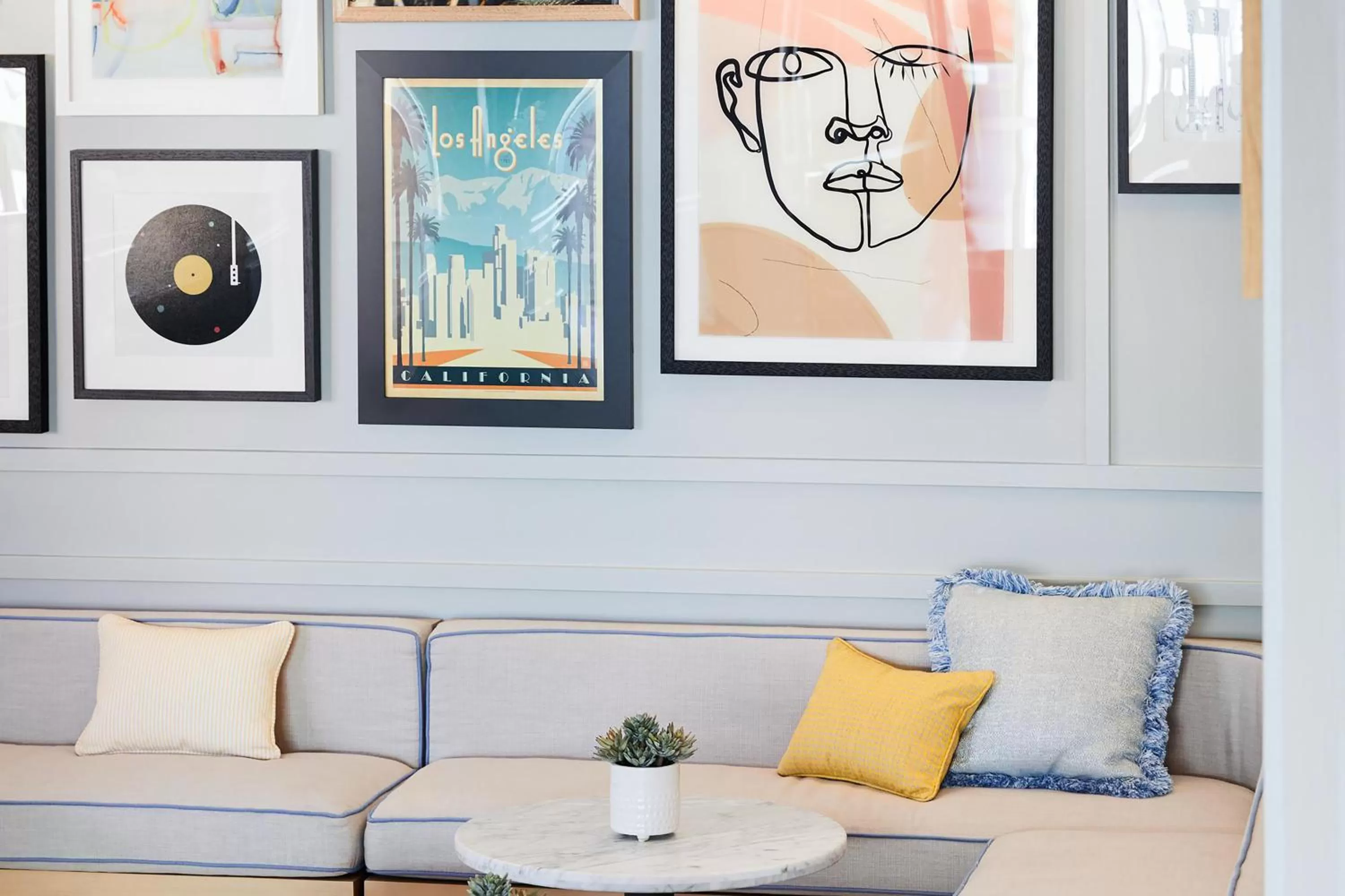 Seating area in The Adnate Perth - Art Series