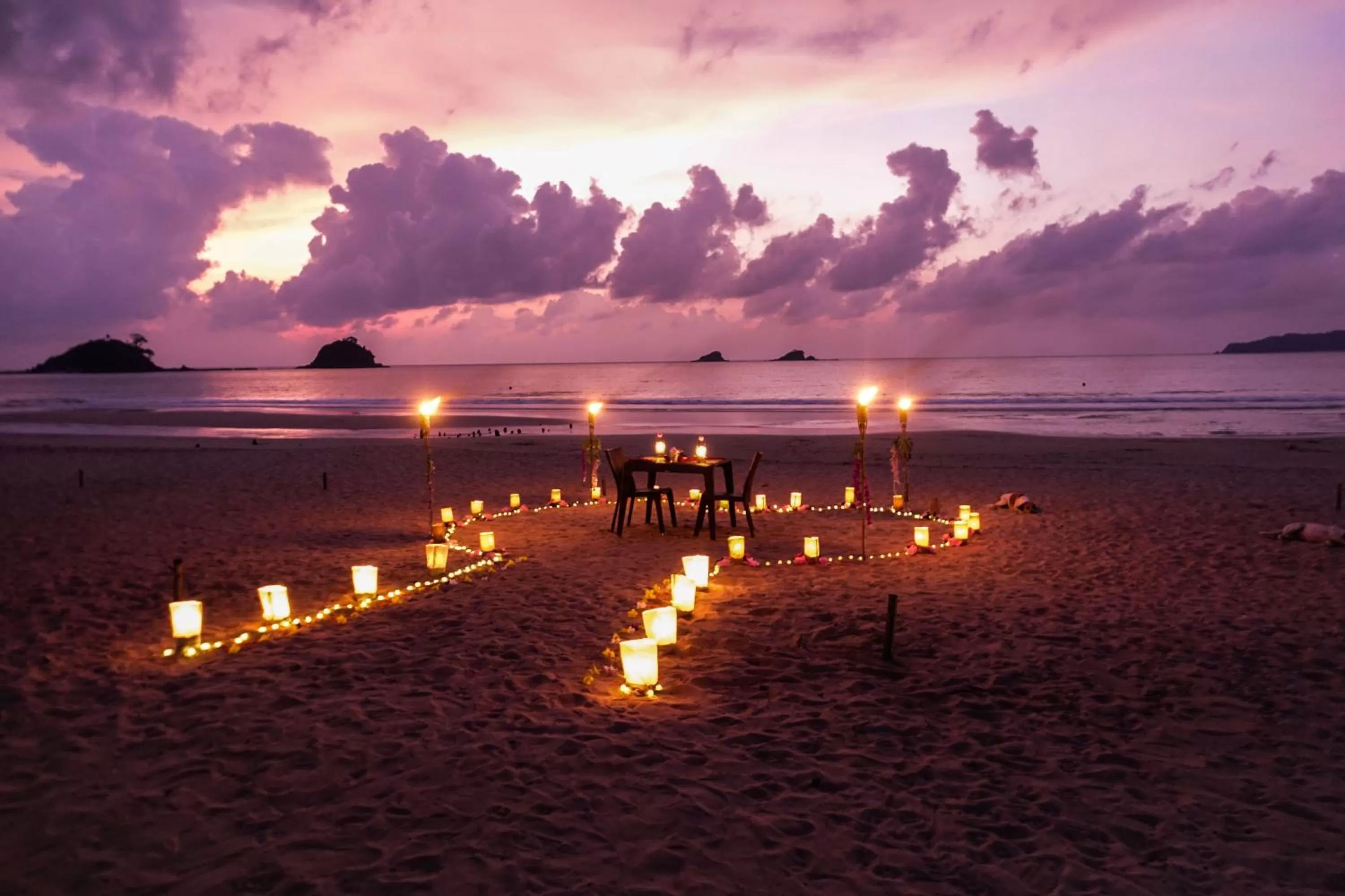 Dinner in Nacpan Beach Glamping Managed by H Hospitality Group