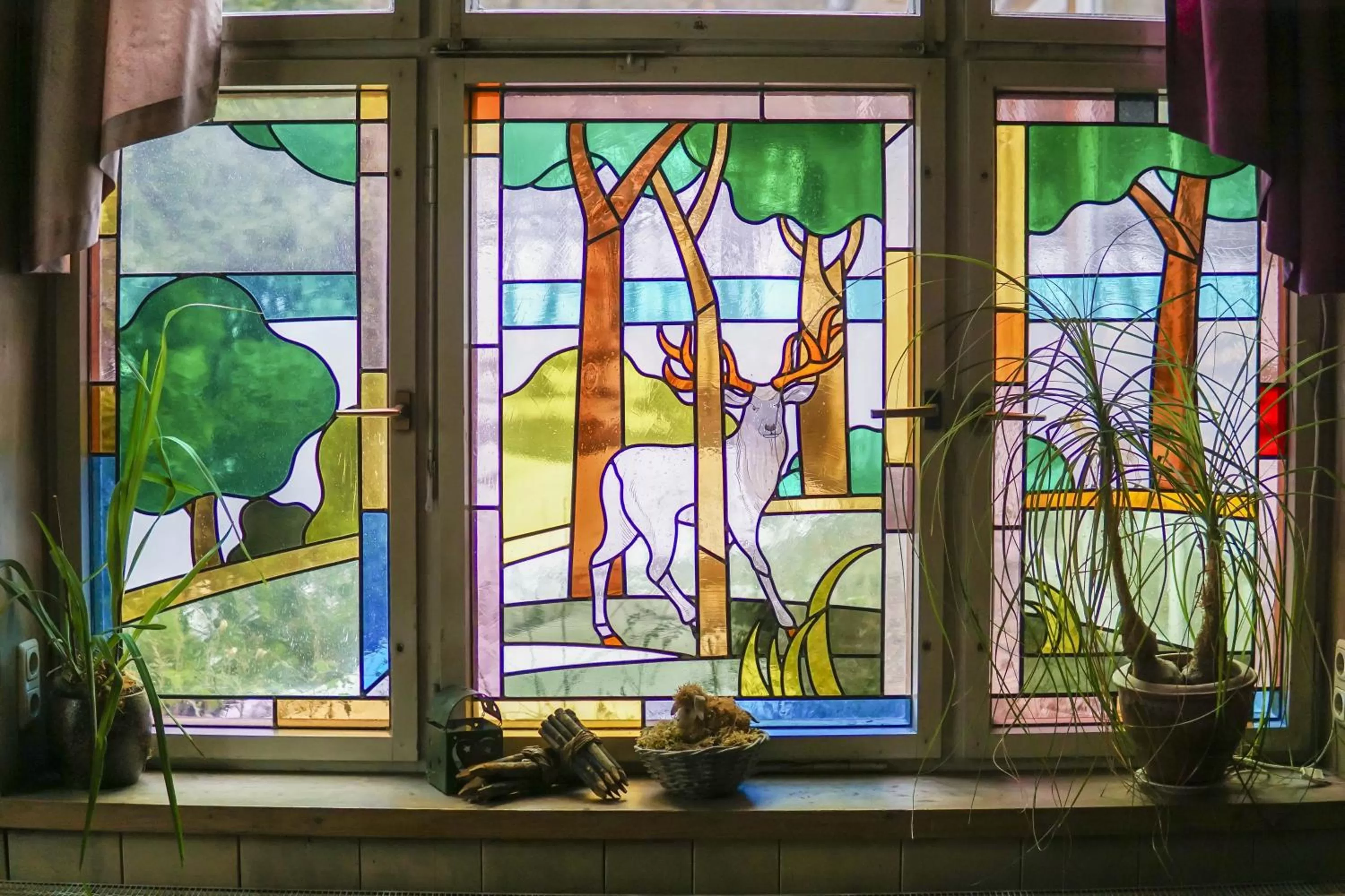 Decorative detail in Naturhotel Forsthaus