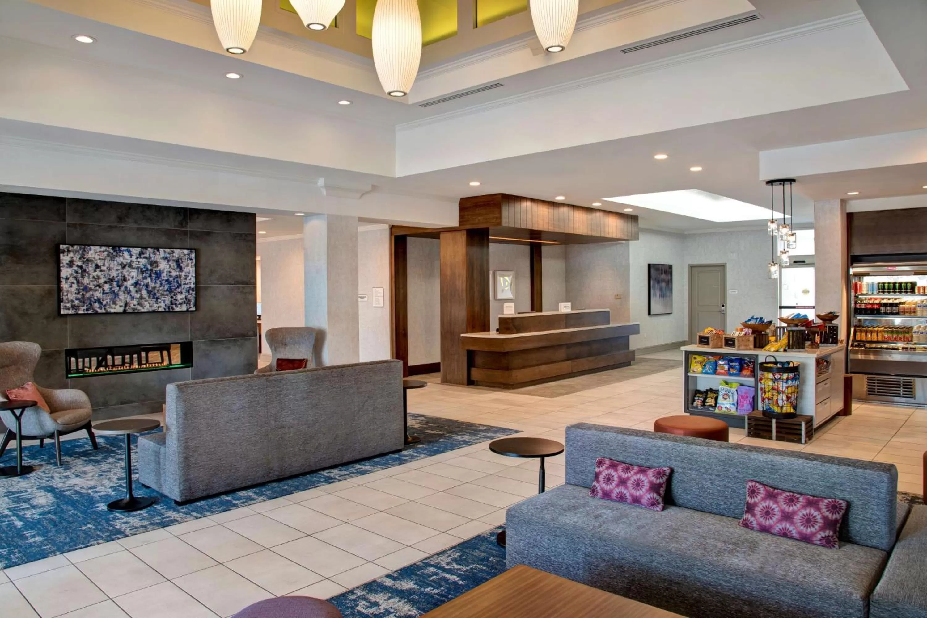 Lobby or reception in Hilton Garden Inn Kansas City/Kansas