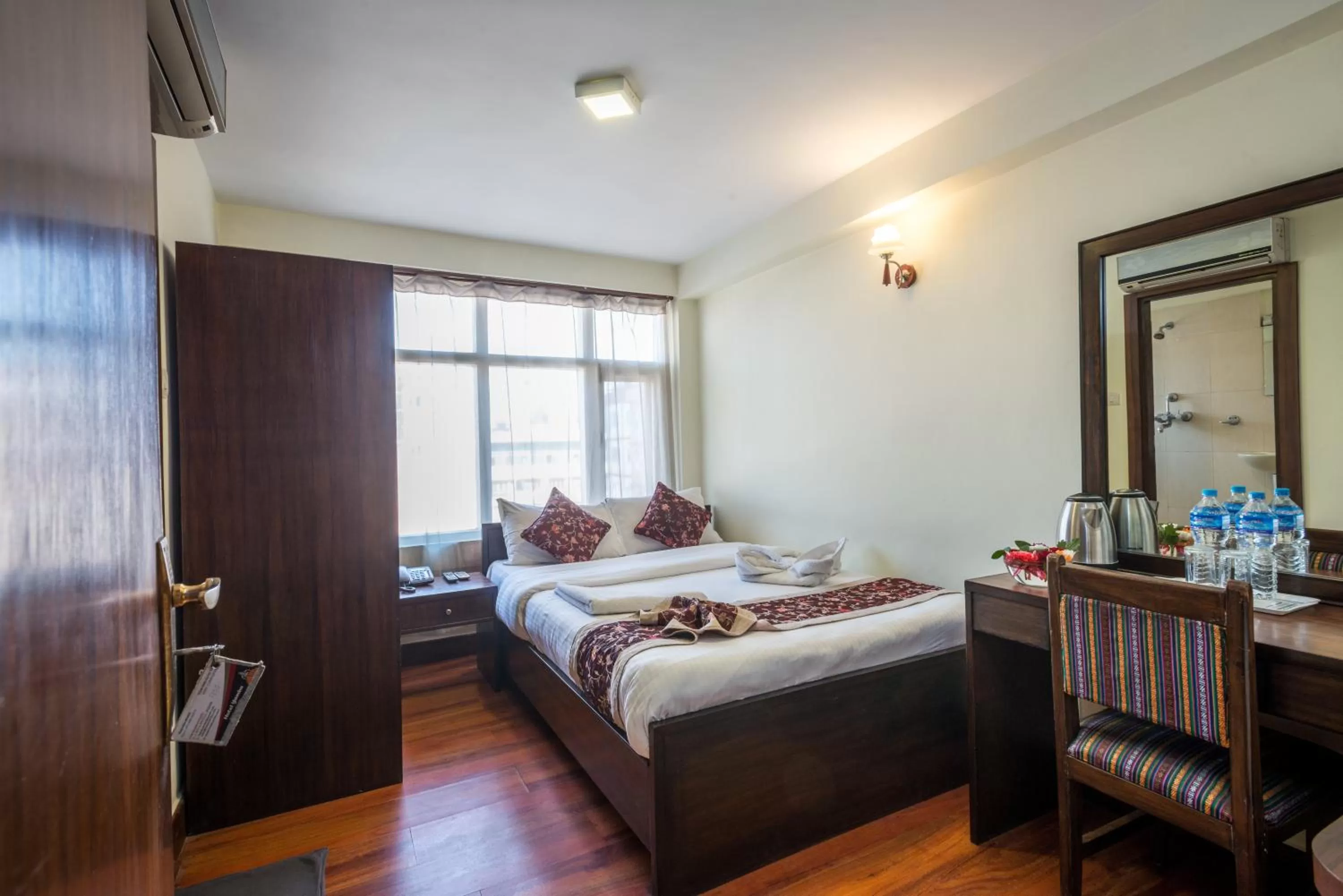 Bed in Hotel Yambu kathmandu