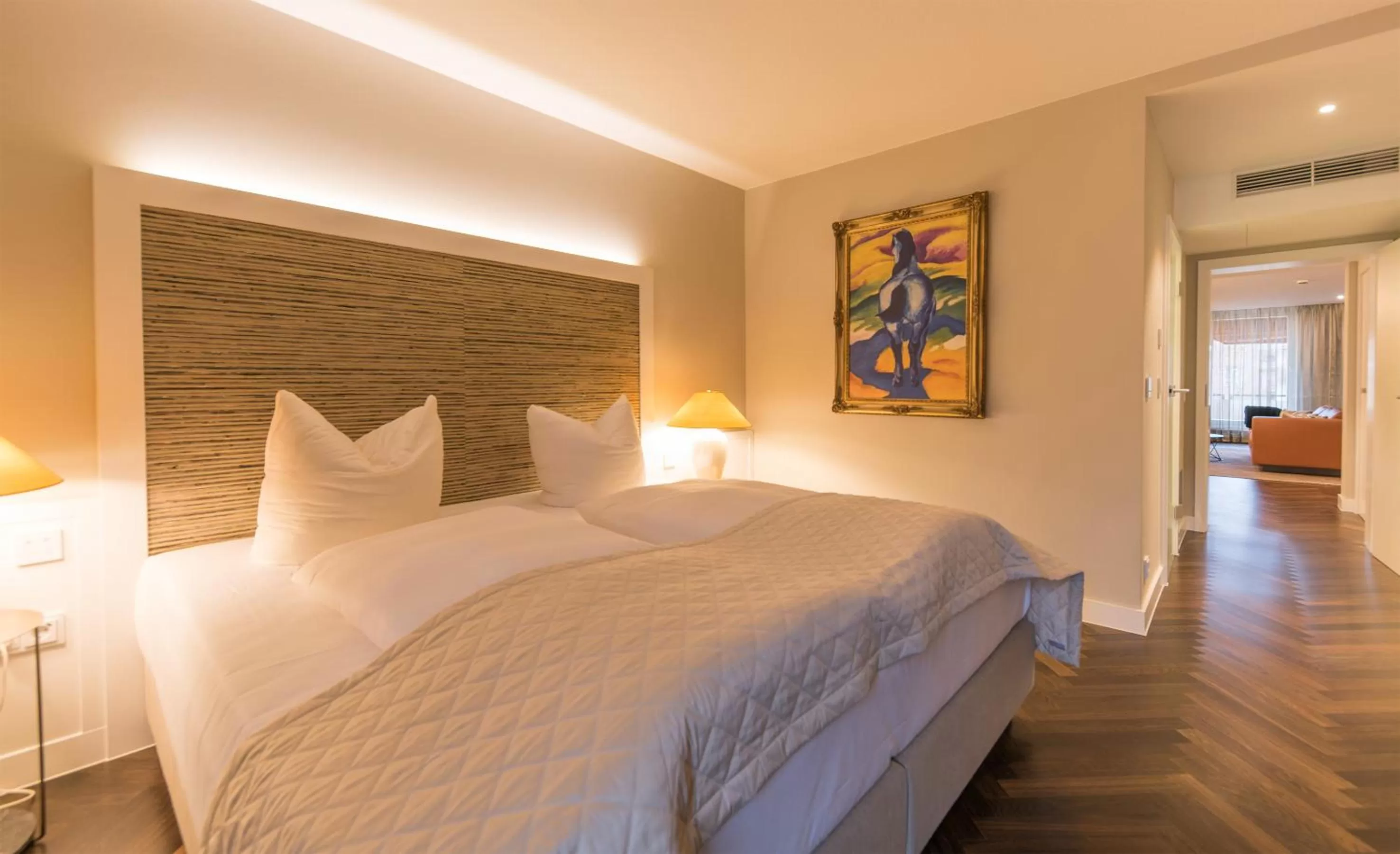 Bed in Hotel Bayerischer Hof