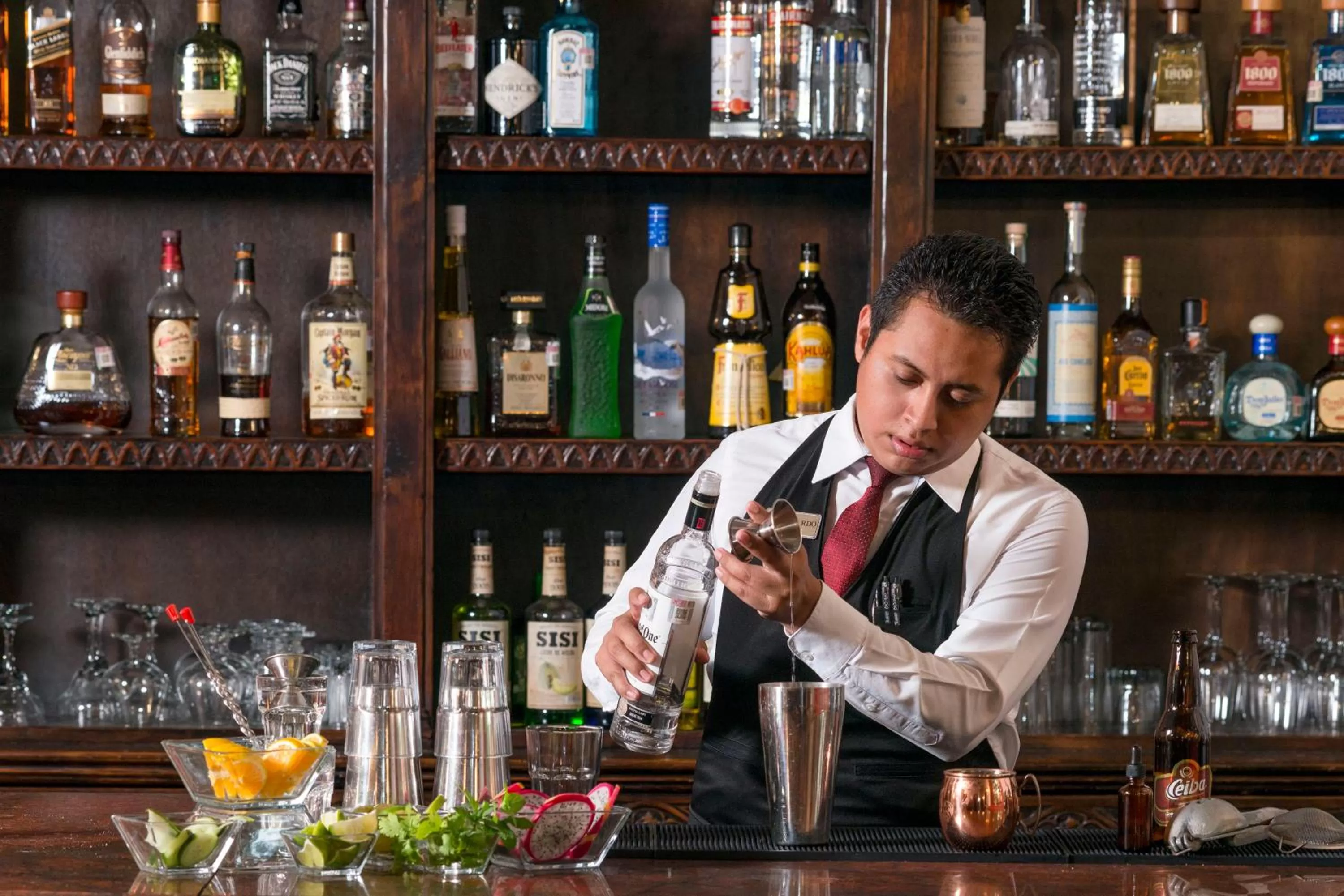 Breakfast in Hacienda Santa Cruz Merida