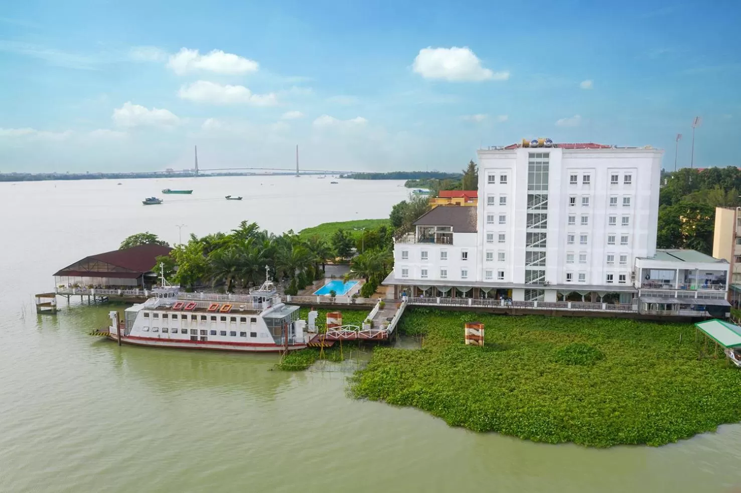 River view in Nesta Hotel Can Tho