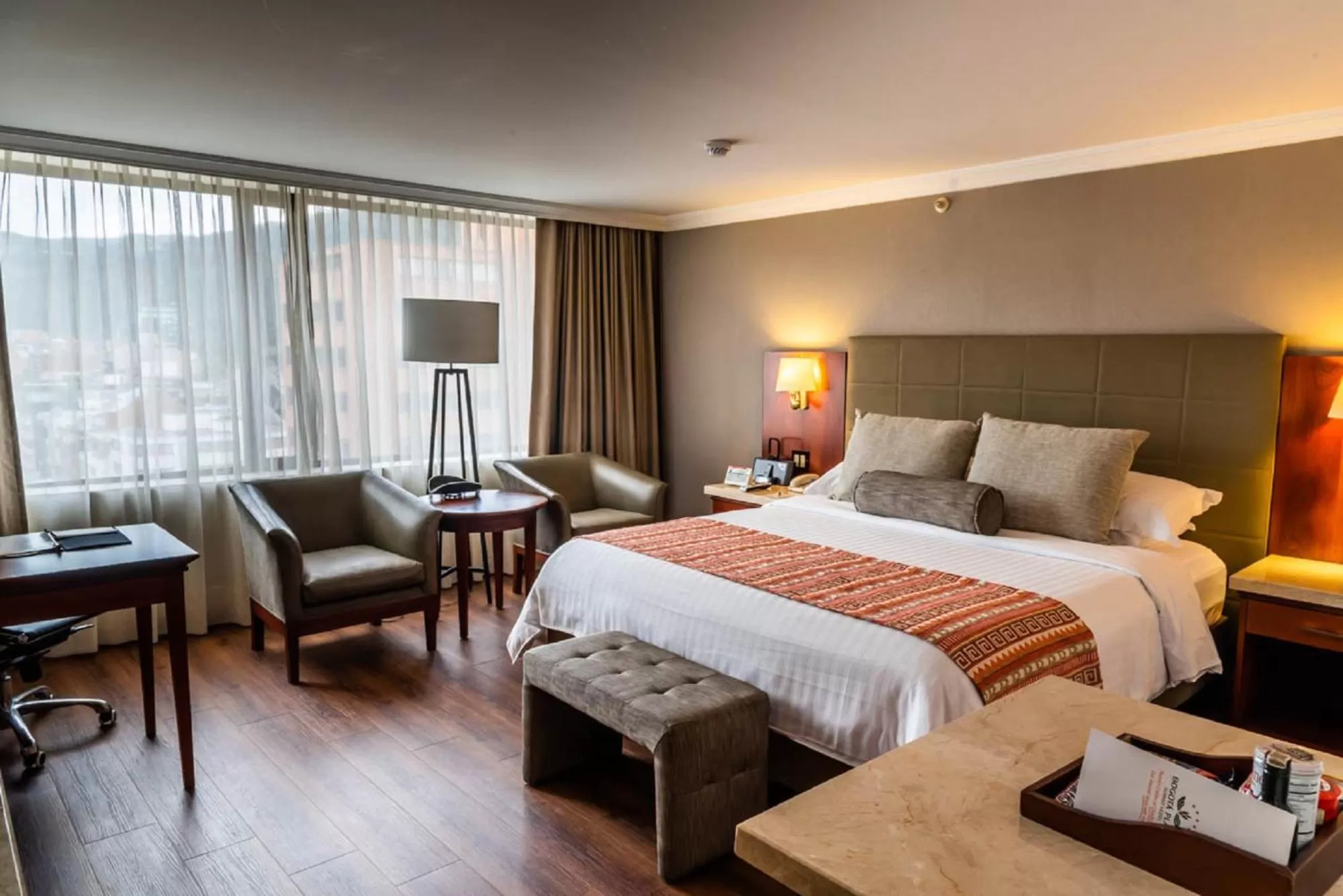 Bed in Bogota Plaza Hotel