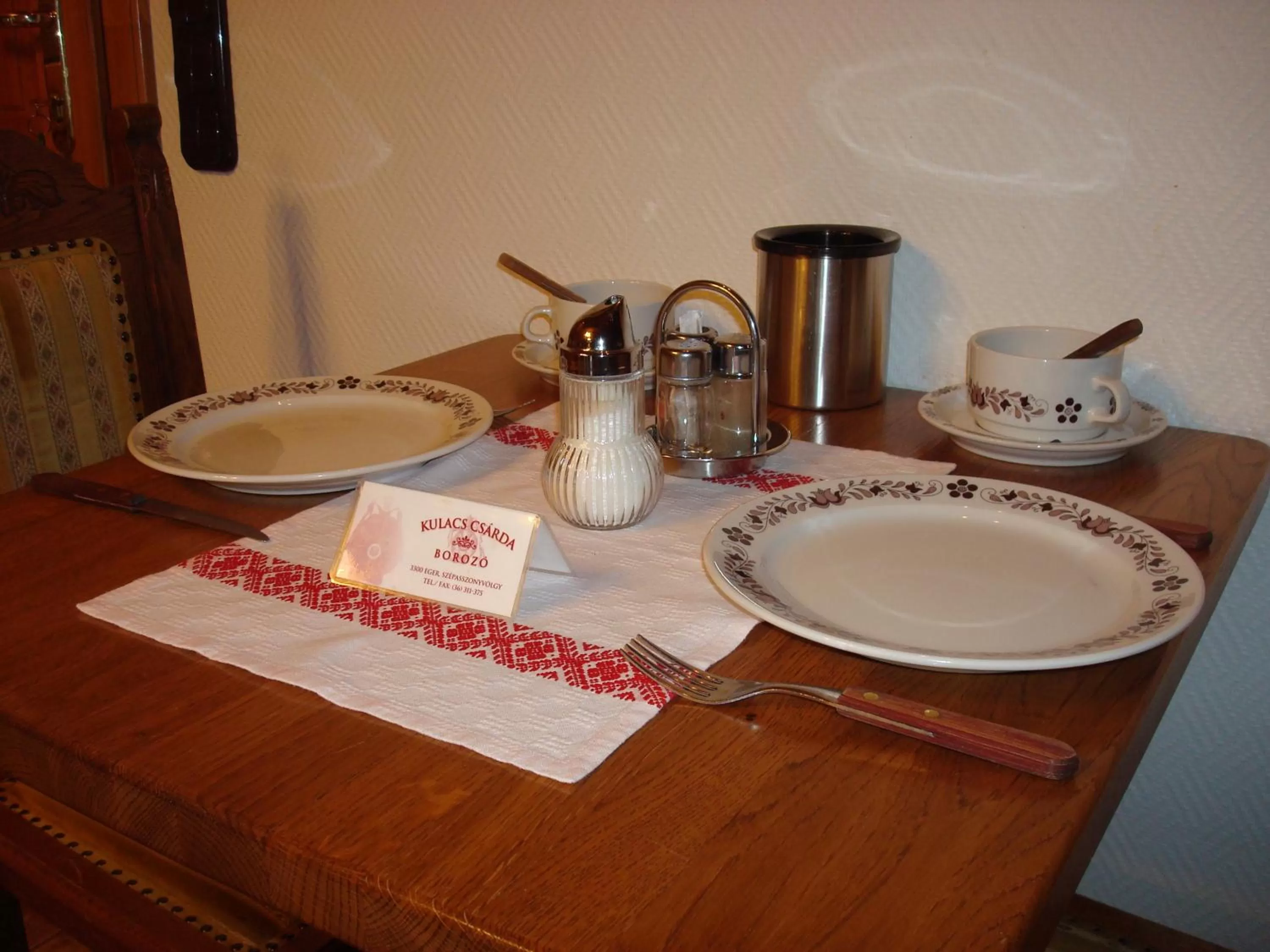Dining area in Kulacs Csarda Panzio