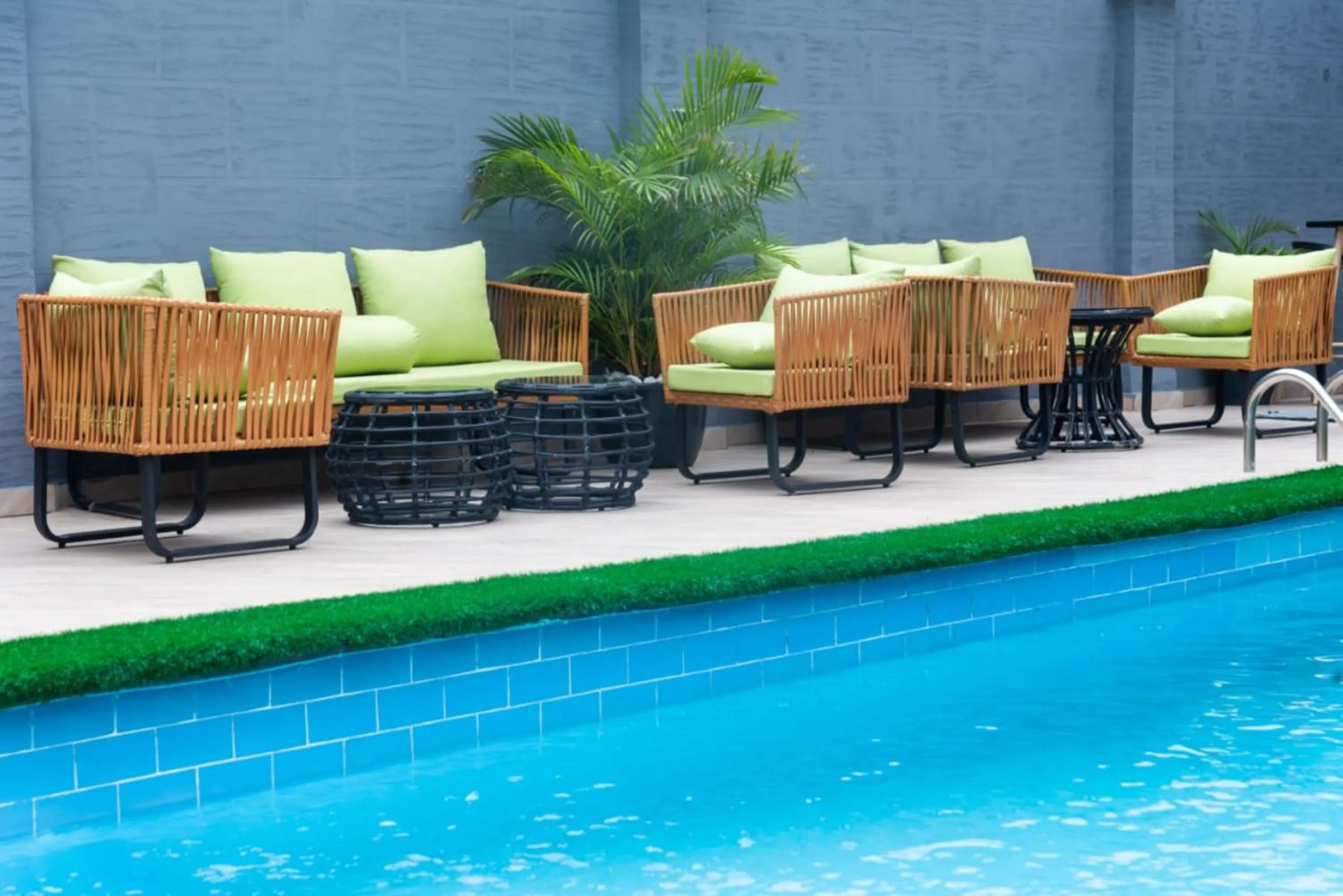 Swimming pool in The Grosvenor Suites Gwarinpa Abuja