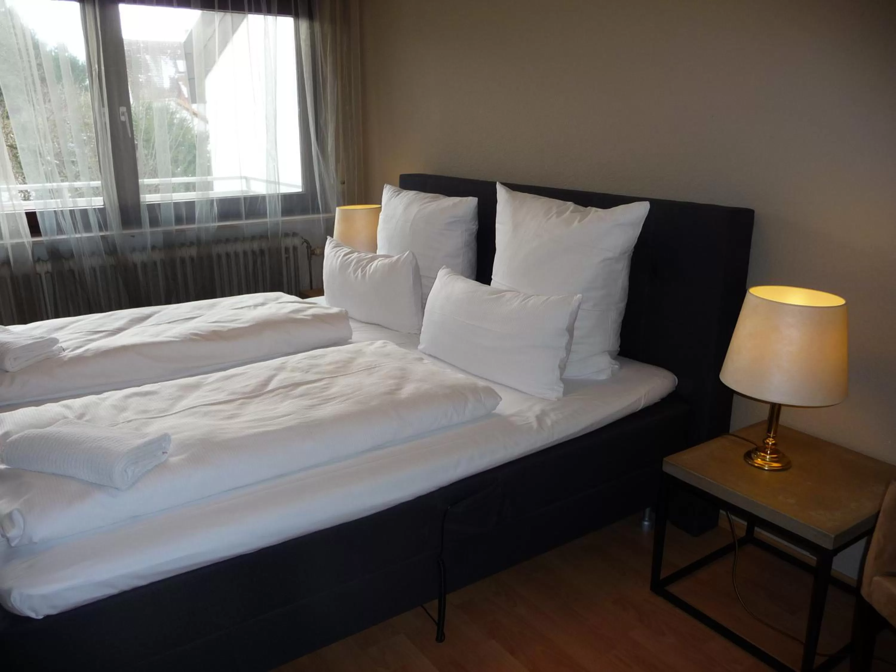 Bed in Hotel Restaurant Felderbock