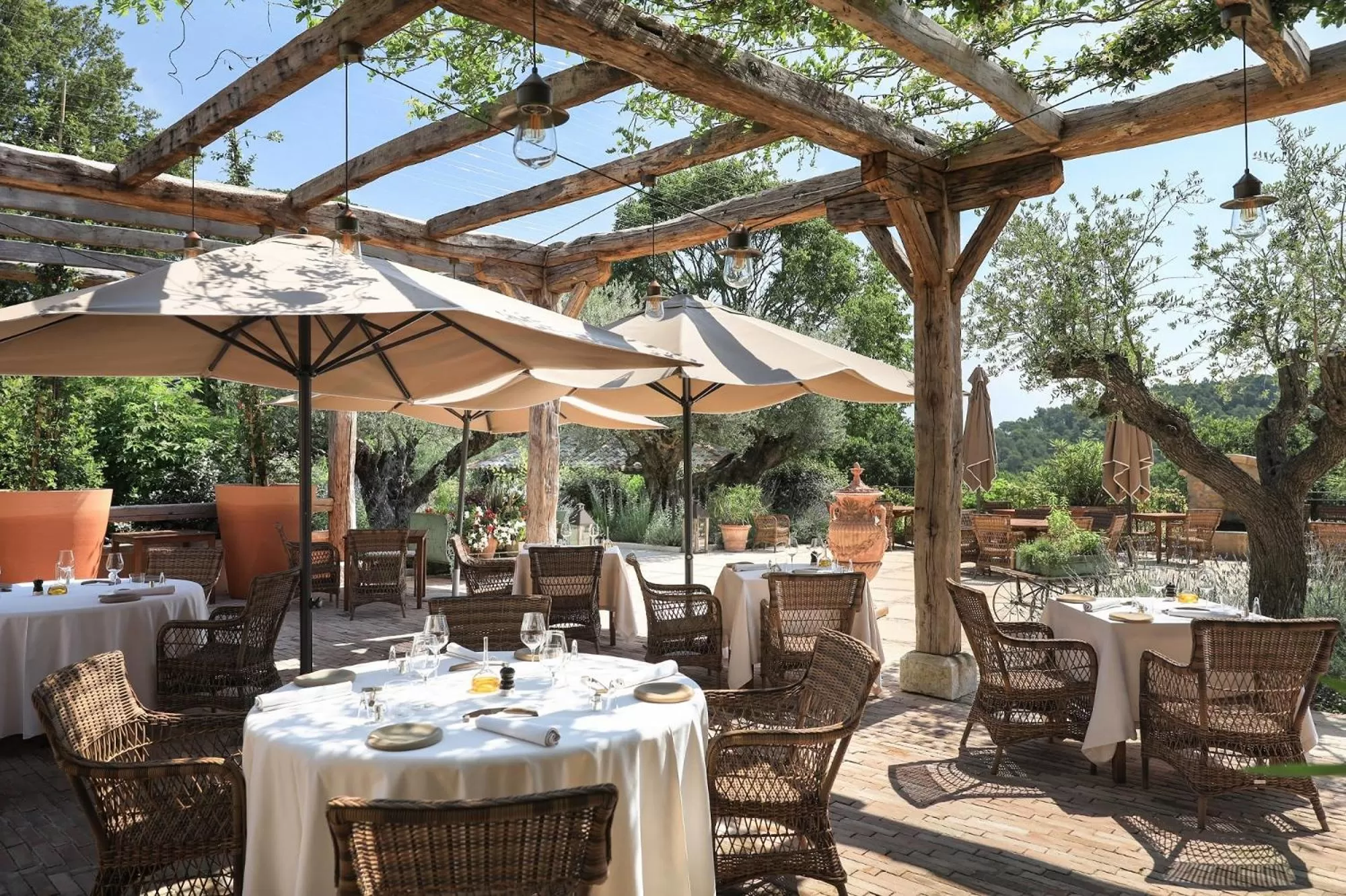 Patio in Château de Berne
