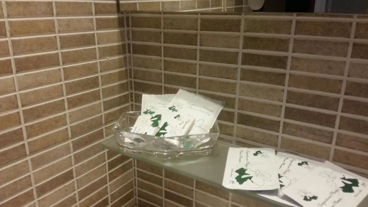 Decorative detail in Hotel La Nuova Rotaia