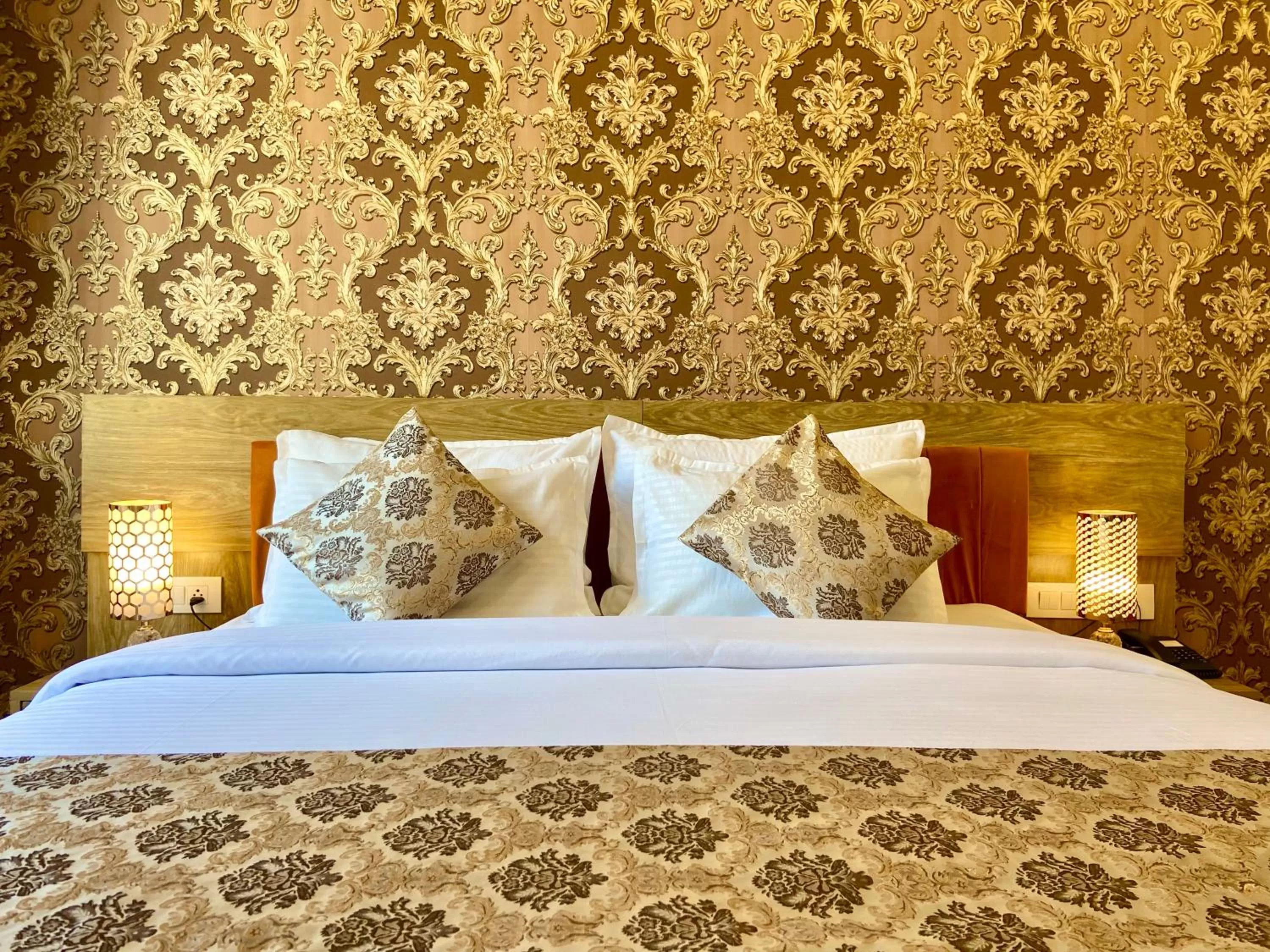 Bed in Arogyadham Wellness Retreat