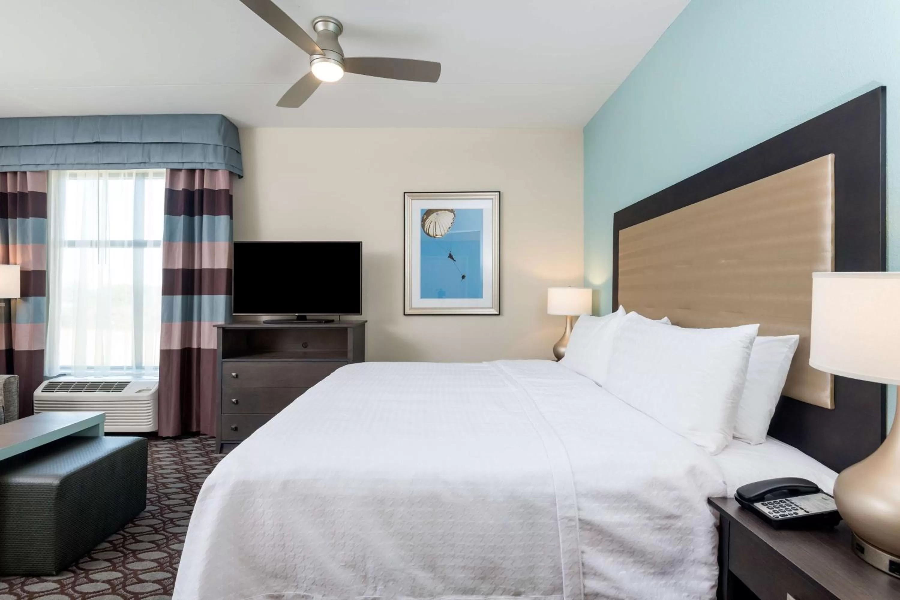 Bed in Homewood Suites By Hilton Fayetteville