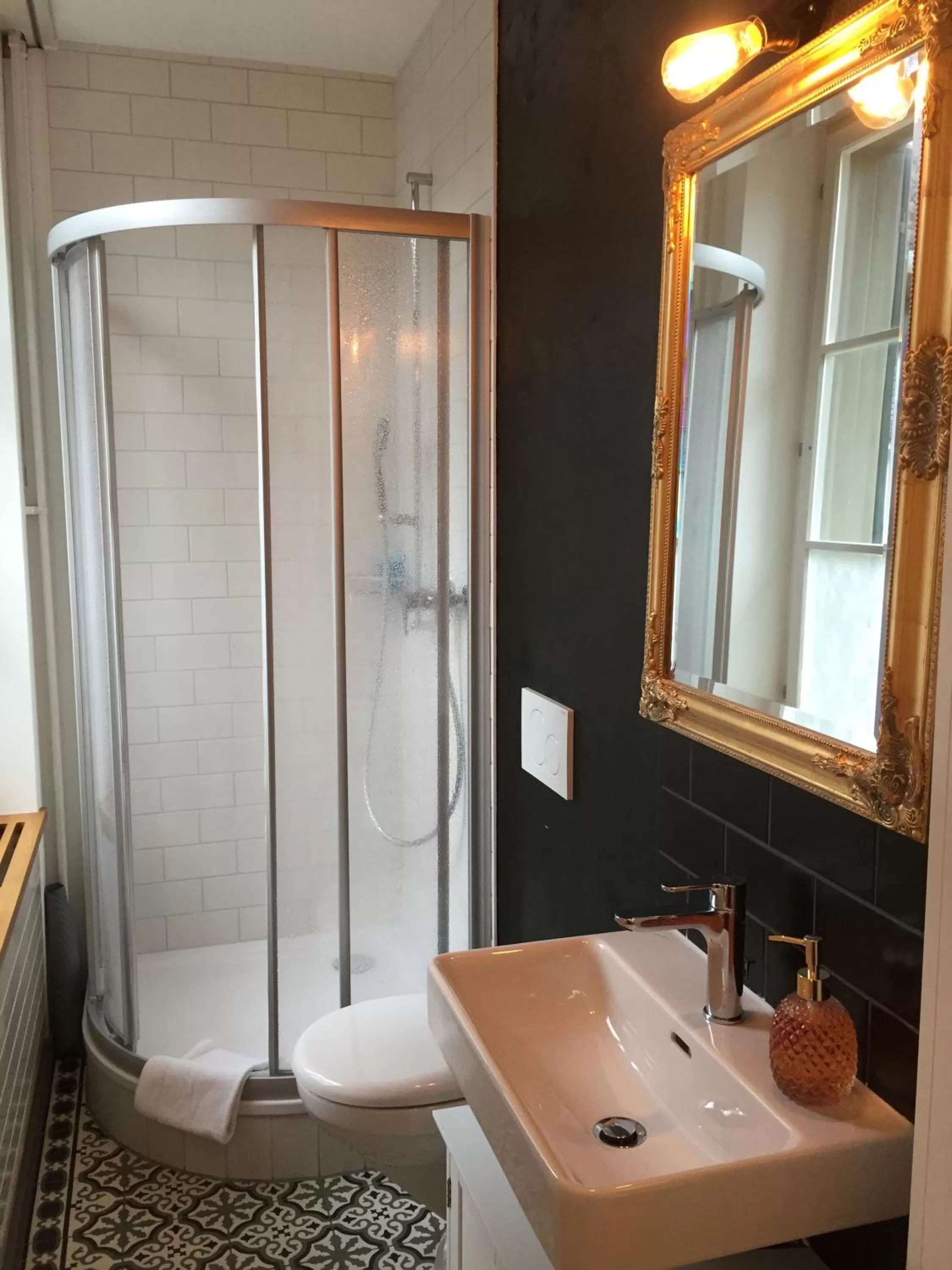 Shower in The Bed + Breakfast