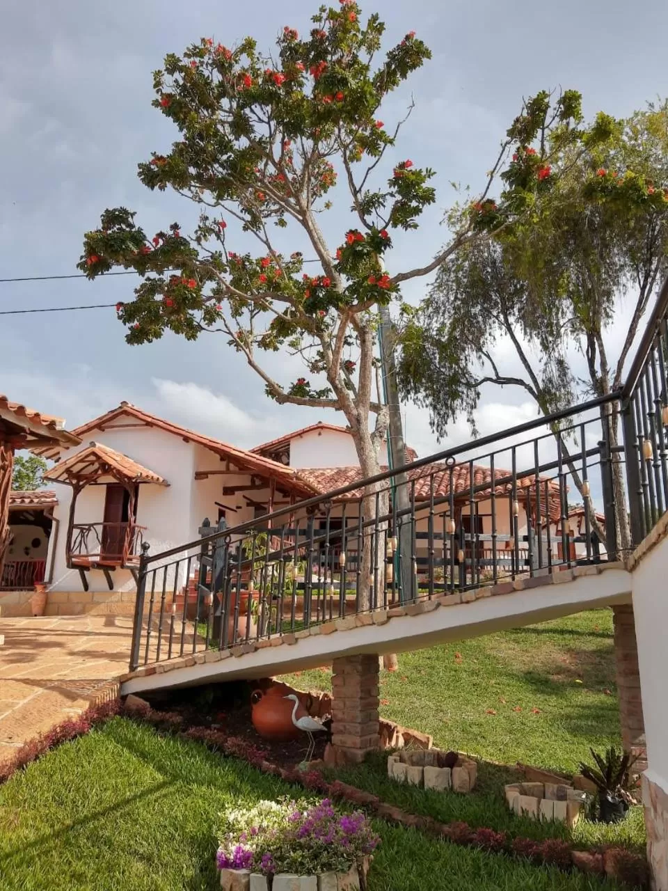 Garden in Hotel Campestre Ataraxia Barichara
