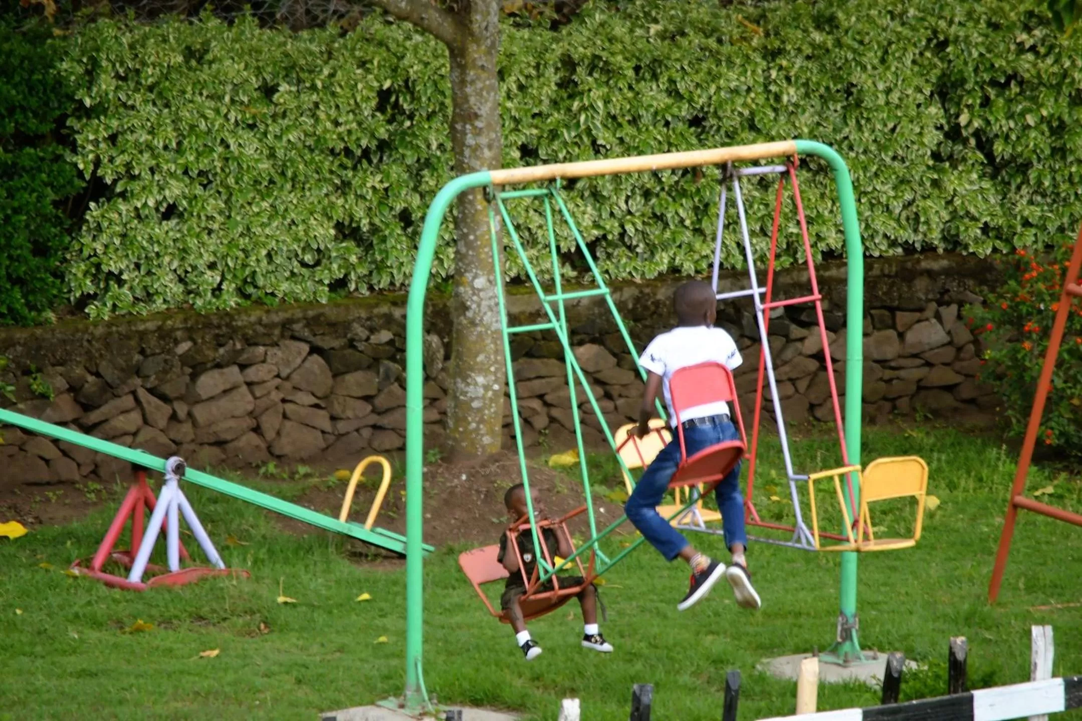Children play ground in Royal Green Gardens Resort