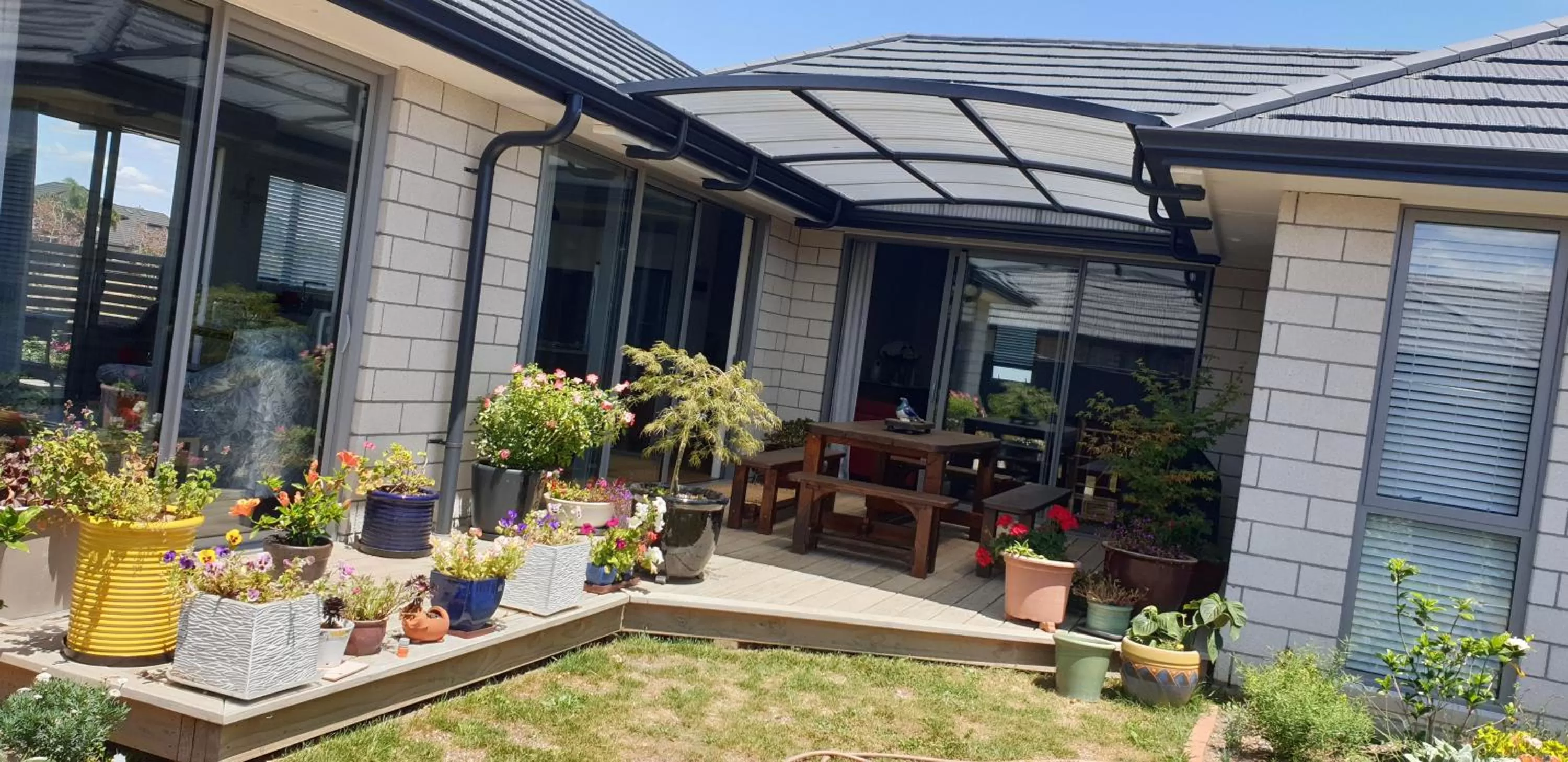 Patio in Cambridge Retreat