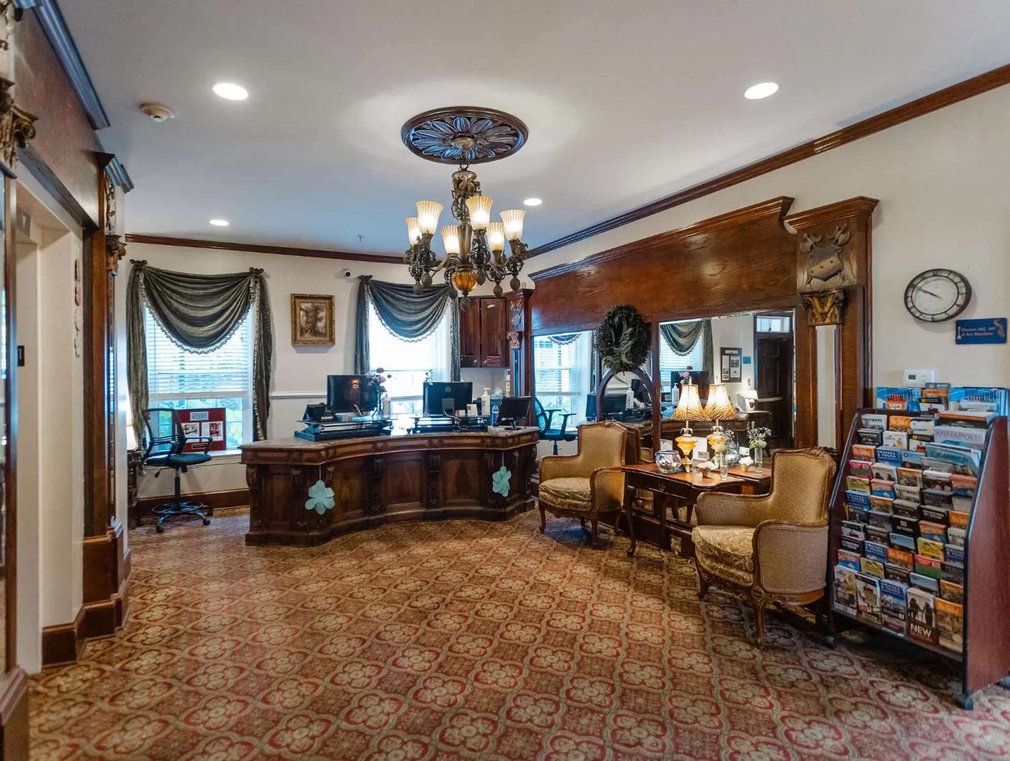 Lobby/Reception in 1840s Carrollton Inn