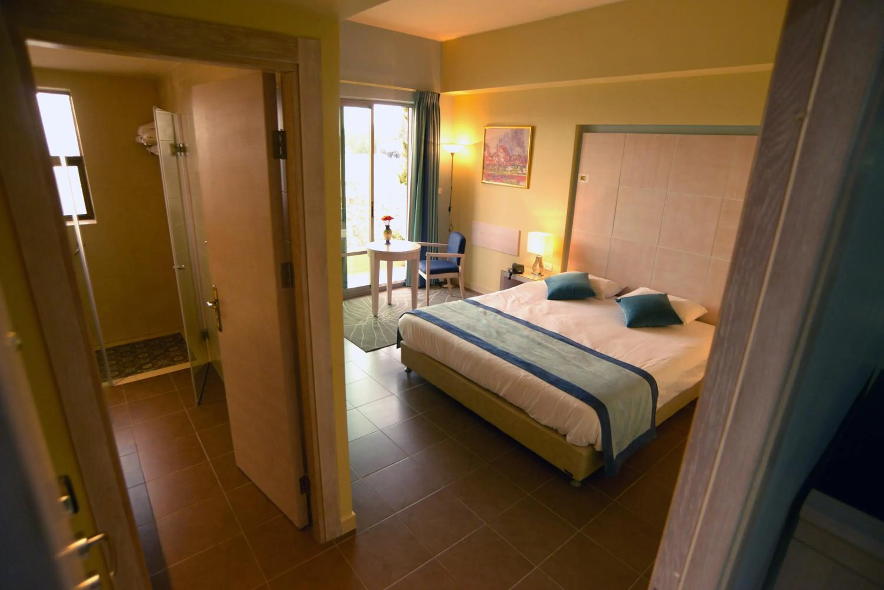 Photo of the whole room, Bed in Holy Land Hotel