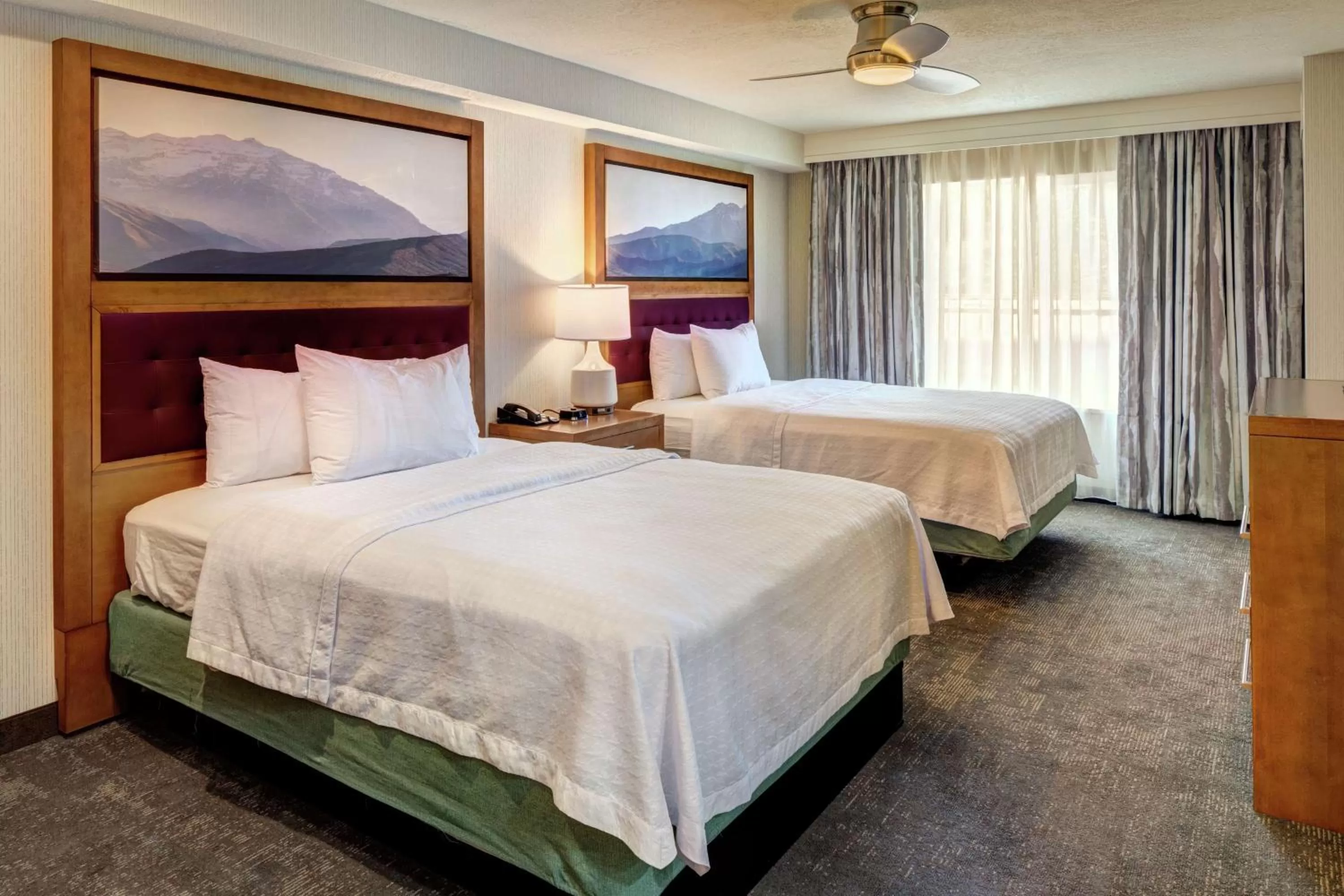 Bed in Homewood Suites by Hilton Salt Lake City Downtown