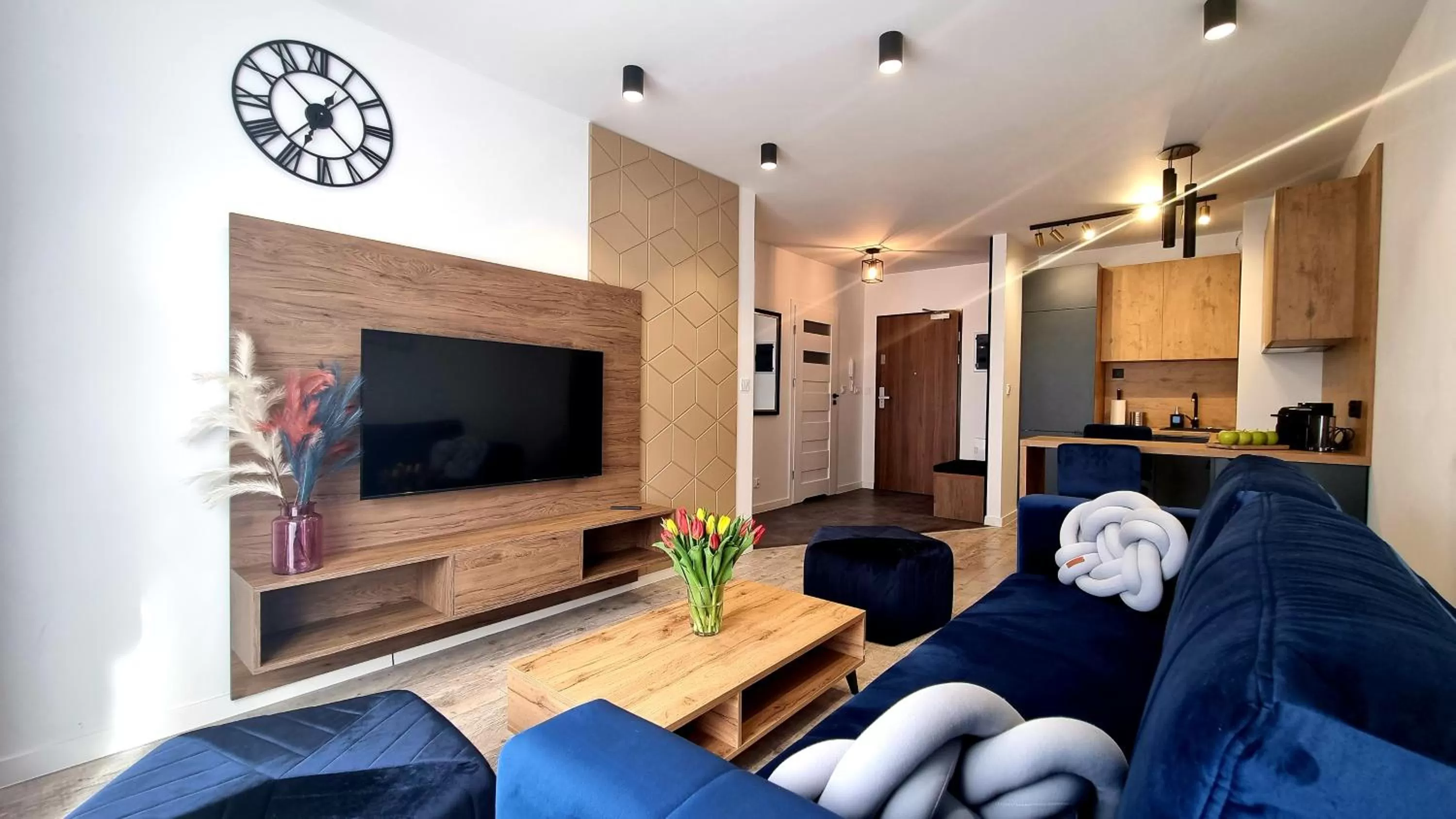 TV and multimedia in NOOK NOOK Apartments Bytkowska 103