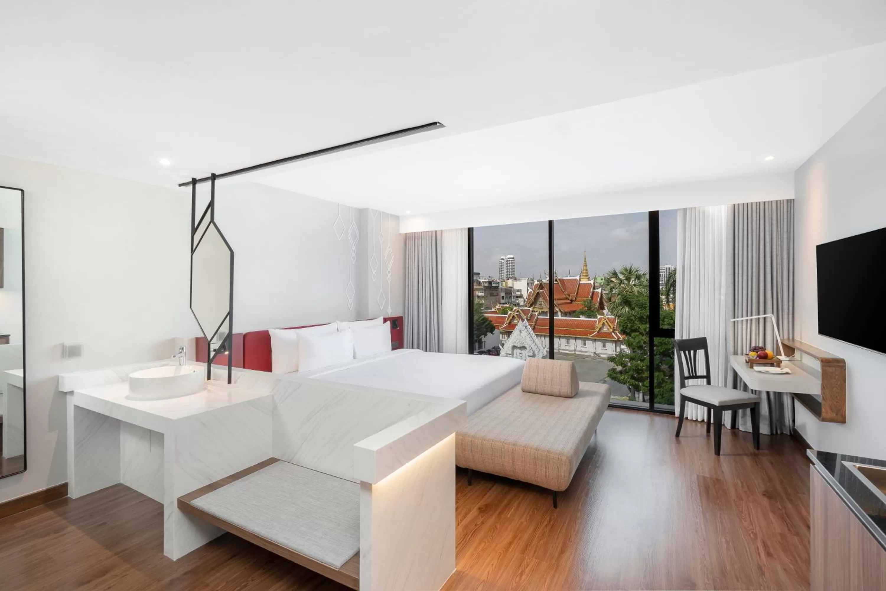 City view, Bed in Centara Life Hotel Bangkok Phra Nakhon