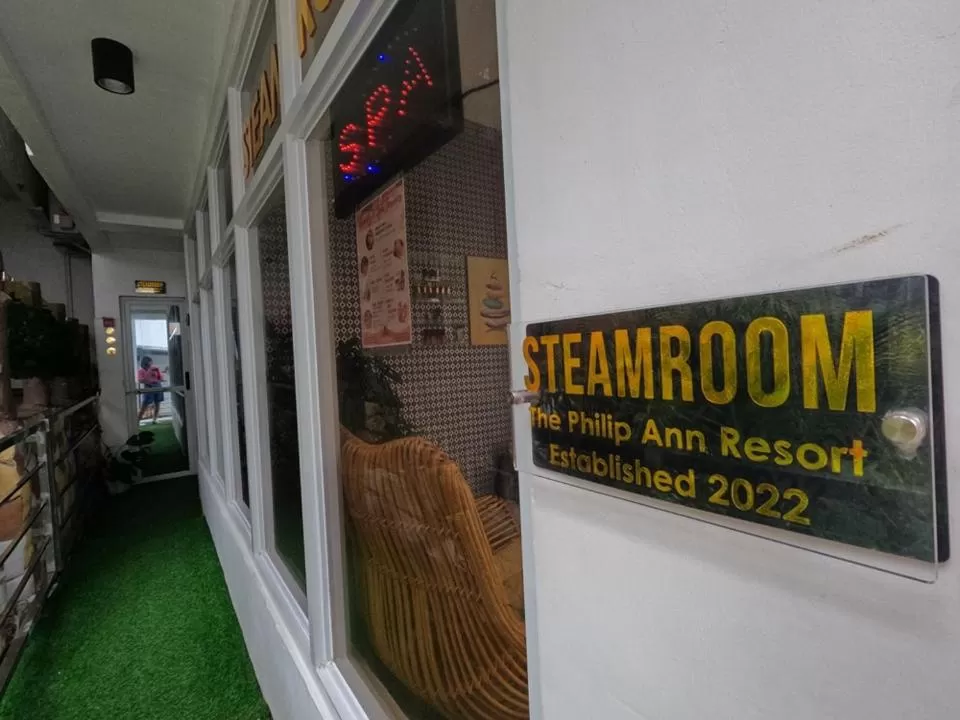 Steam room in The Philip Ann Resort